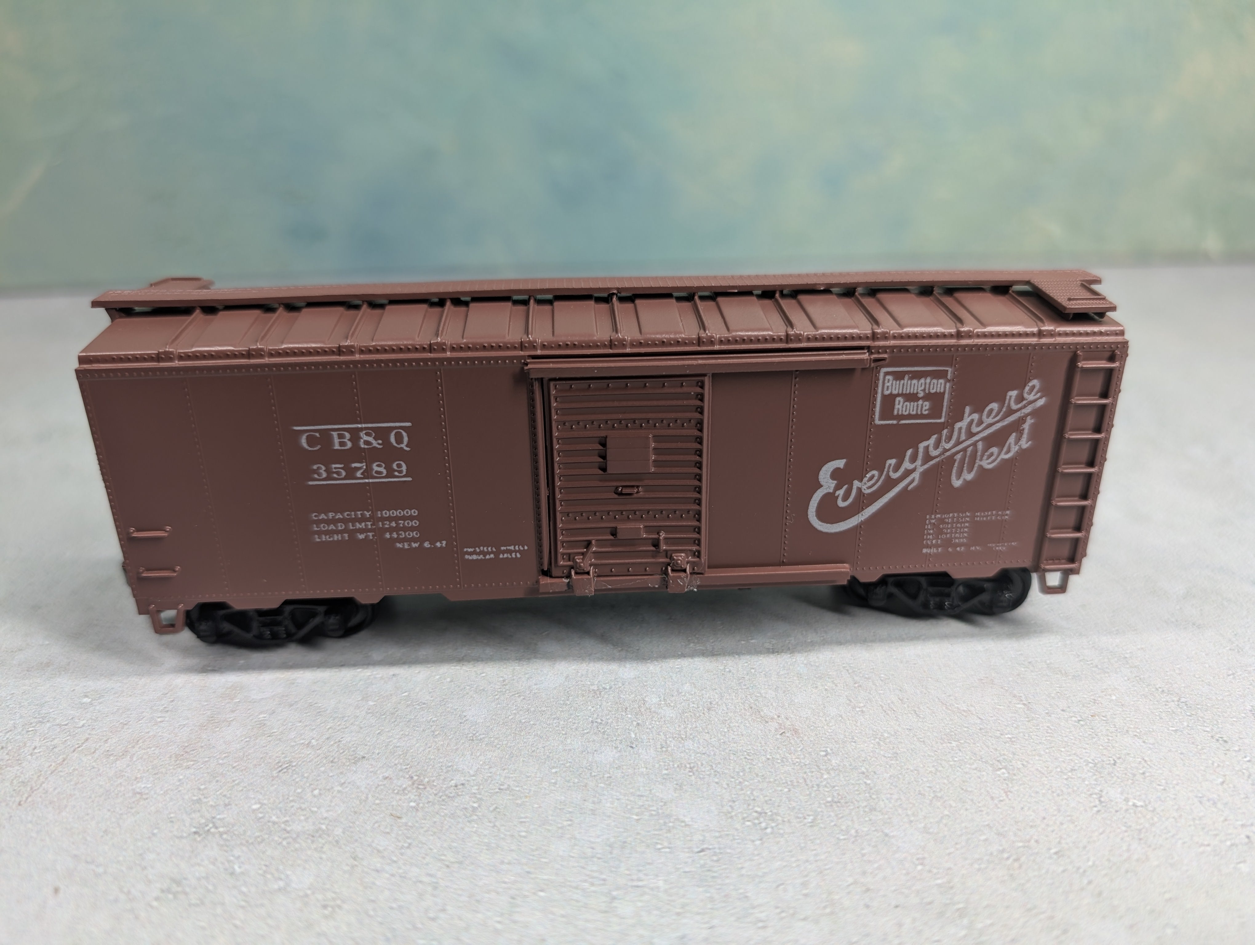 USED Athearn HO Scale 40' Box Car Burlington CB&Q #35789