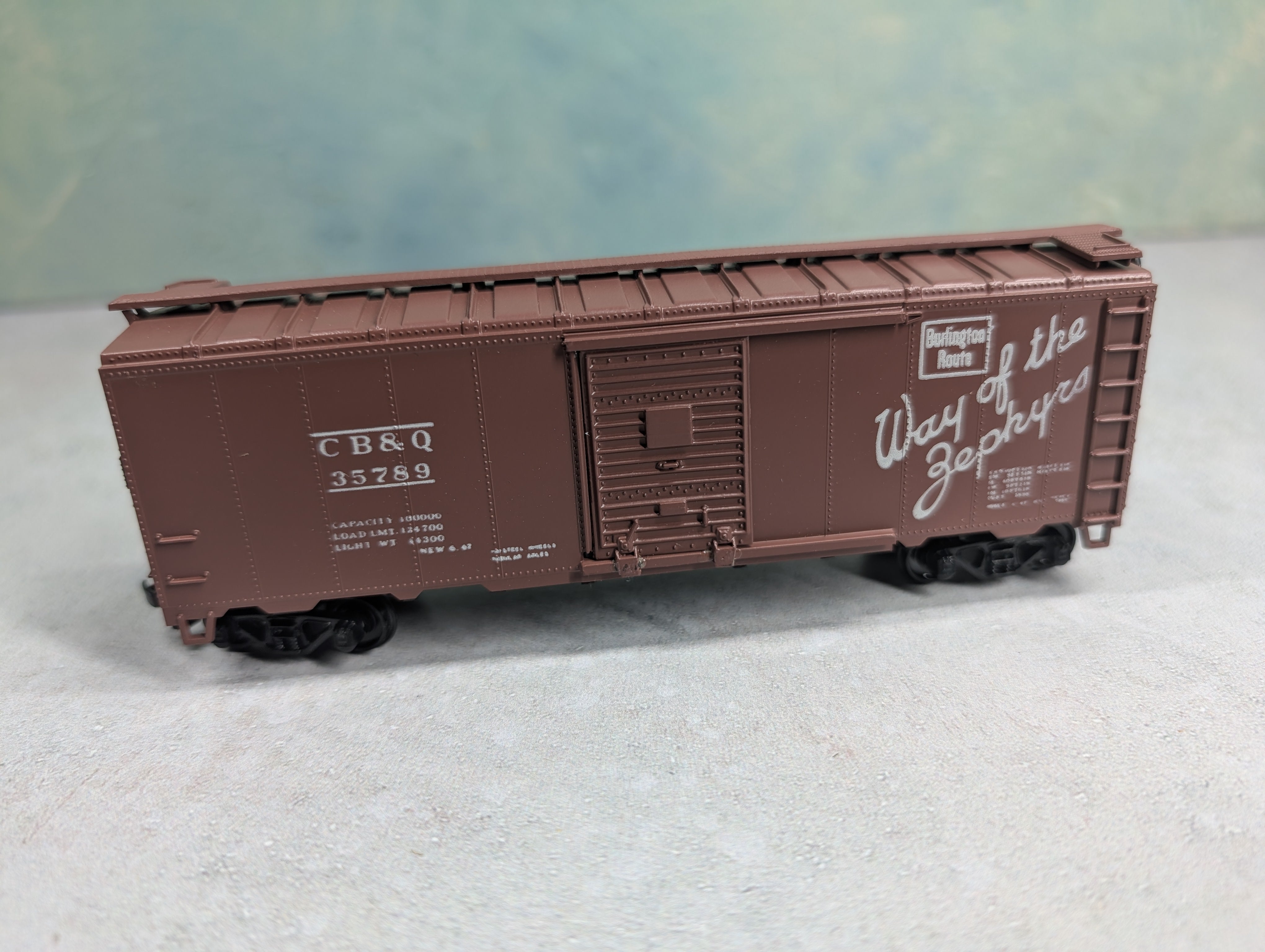 USED Athearn HO Scale 40' Box Car Burlington CB&Q #35789