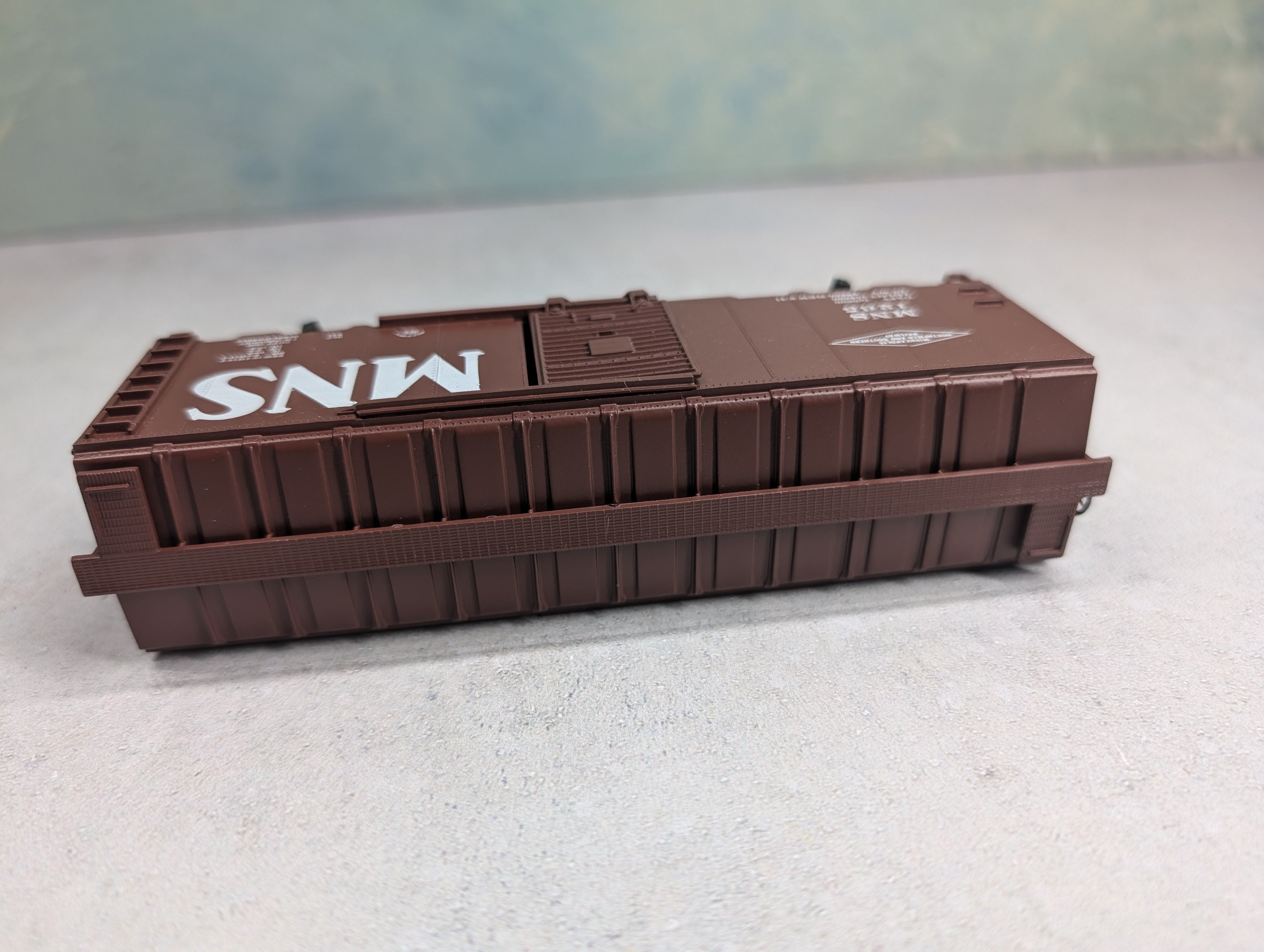 USED Athearn HO Scale 40' Box Car Minneapolis Northfield & Southern MNS #1265 Bev-Bel