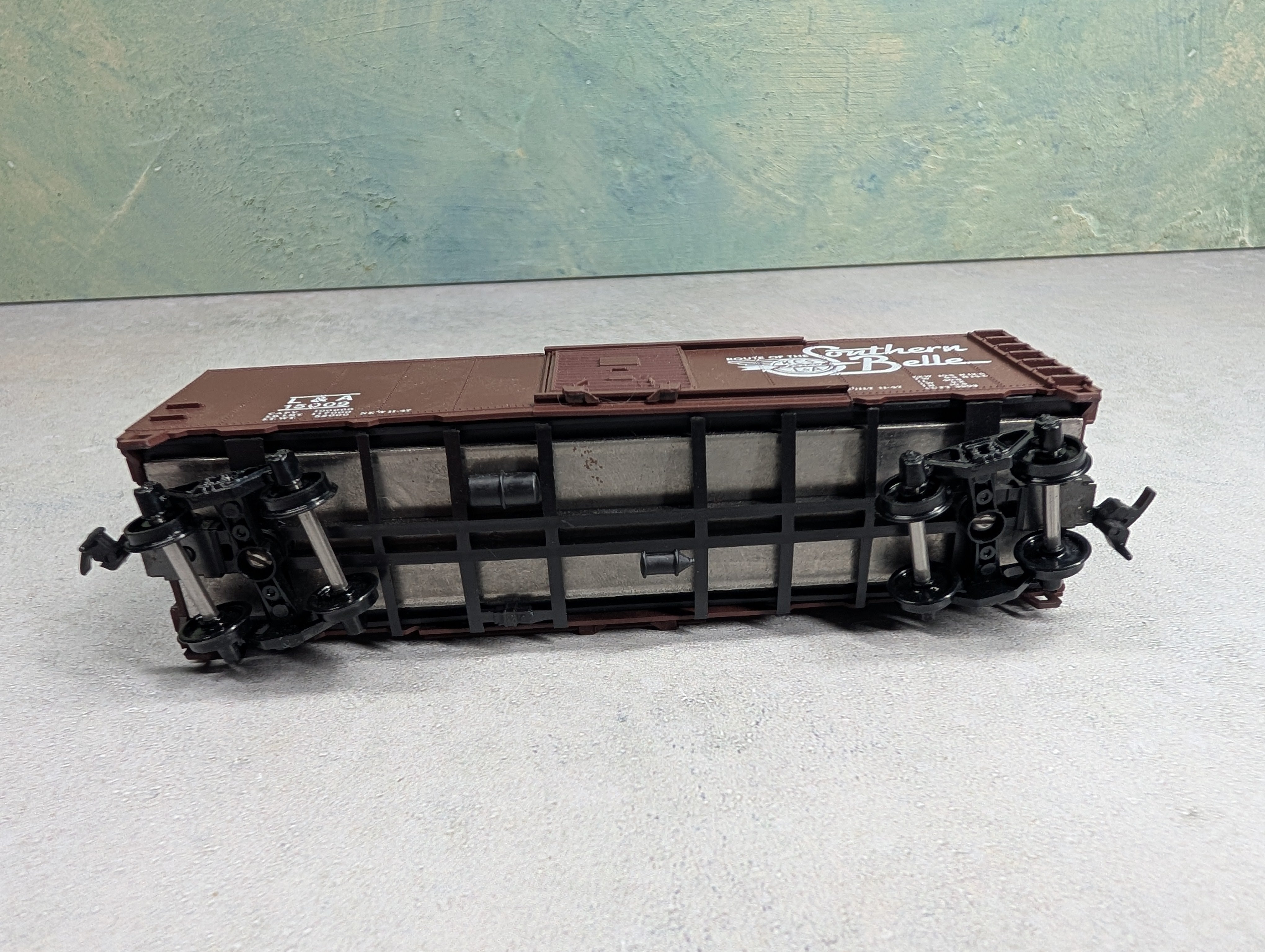 USED Athearn HO Scale 40' Box Car Louisiana and Arkansas L&A #15009 Bev-Bel