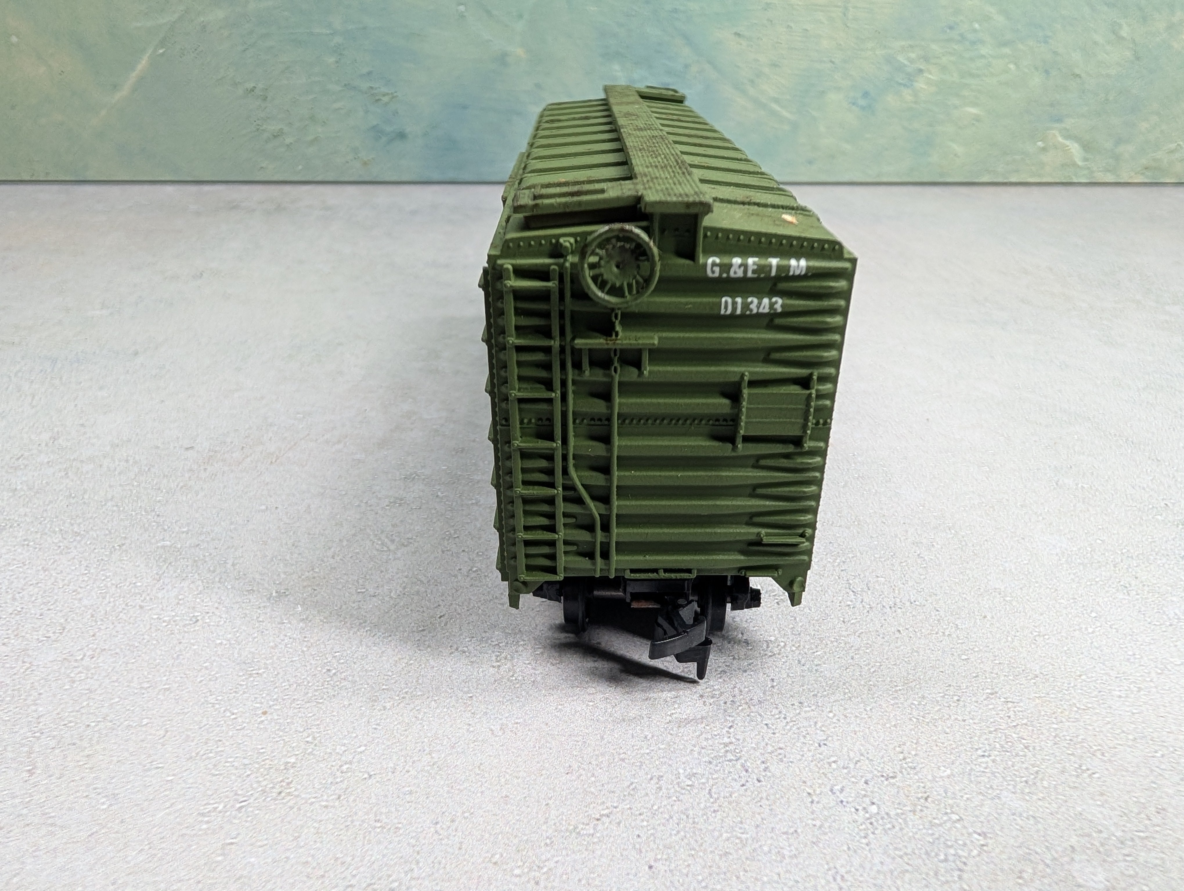 USED Athearn HO Scale 40' Box Car Guidney & ETM G&ETM #01343 Custom