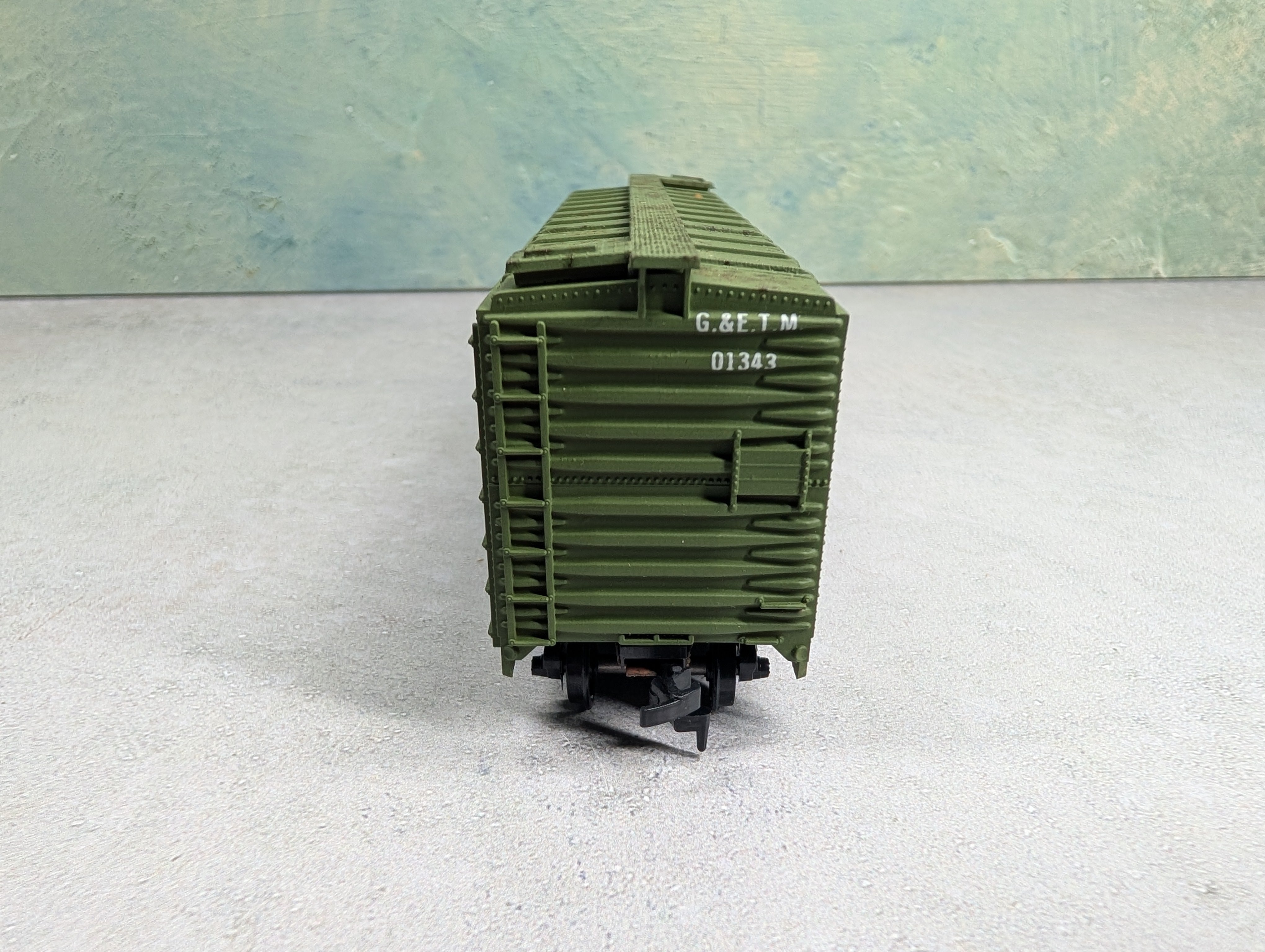 USED Athearn HO Scale 40' Box Car Guidney & ETM G&ETM #01343 Custom