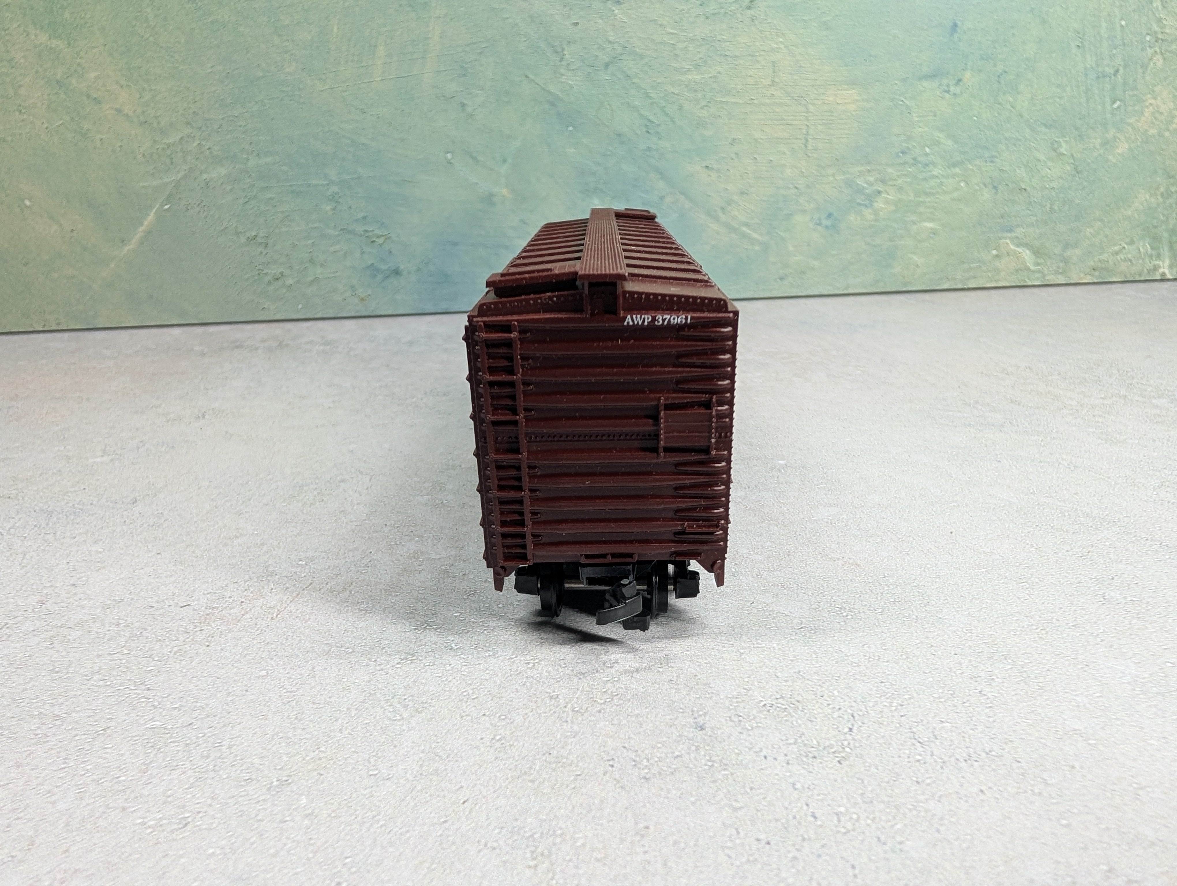 USED Athearn HO Scale 40' Box Car Atlanta & West Point A&WP #37961 Bev-Bel