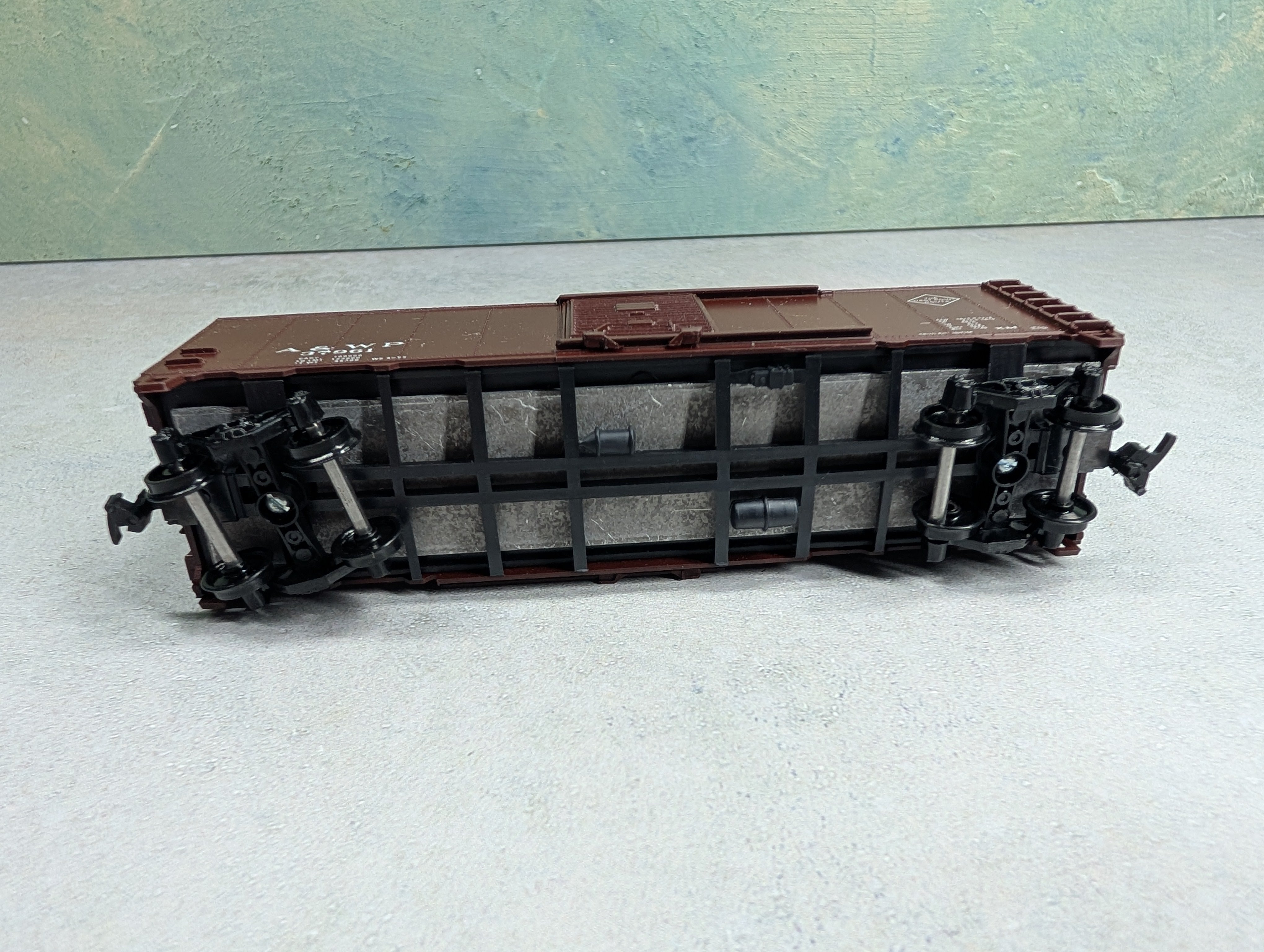 USED Athearn HO Scale 40' Box Car Atlanta & West Point A&WP #37961 Bev-Bel