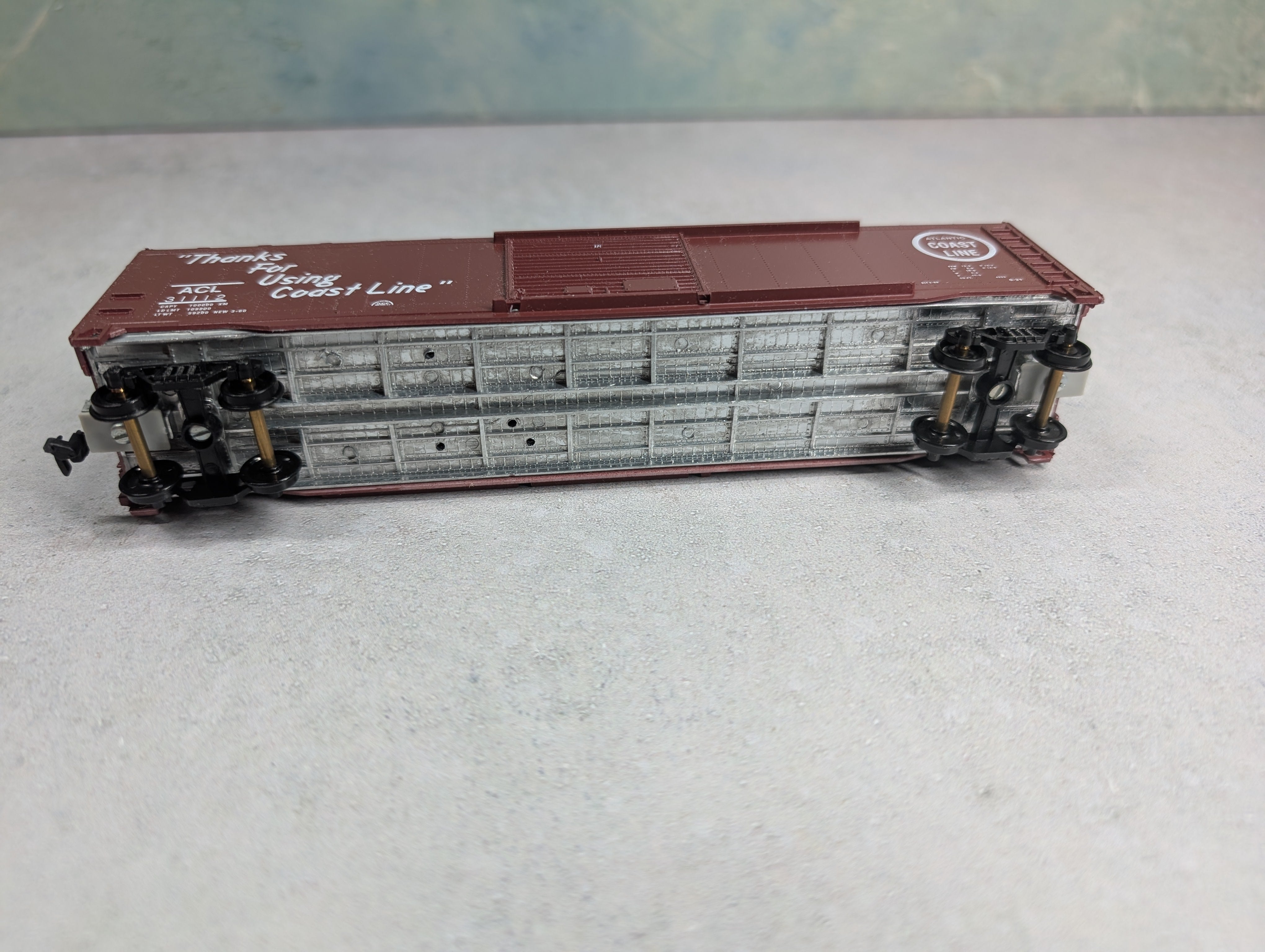 USED Roundhouse HO Scale 50' SD Box Car Atlantic Coast Line ACL #31112