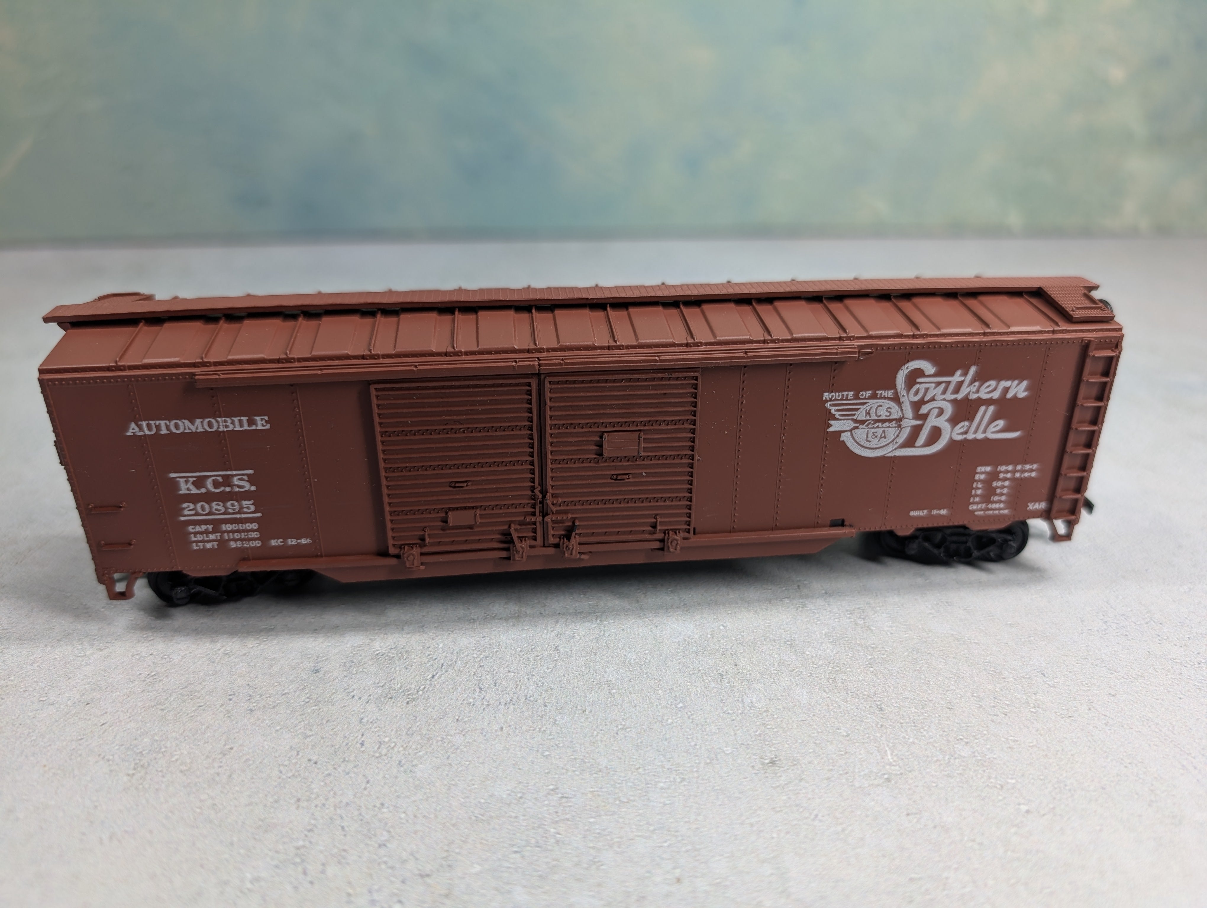 USED Athearn HO Scale 50' DD Auto Box Car Kansas City Southern KCS #20895