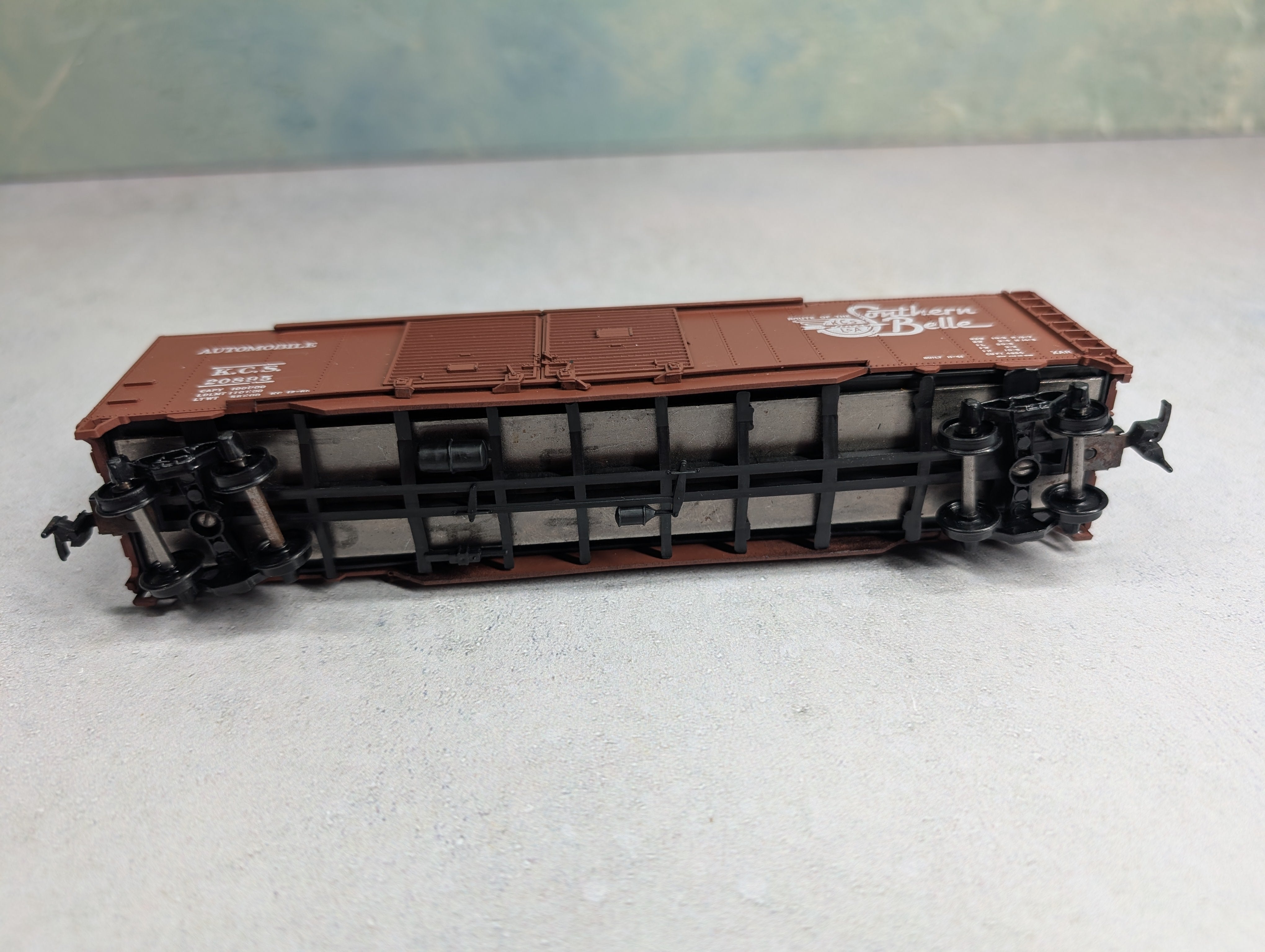 USED Athearn HO Scale 50' DD Auto Box Car Kansas City Southern KCS #20895