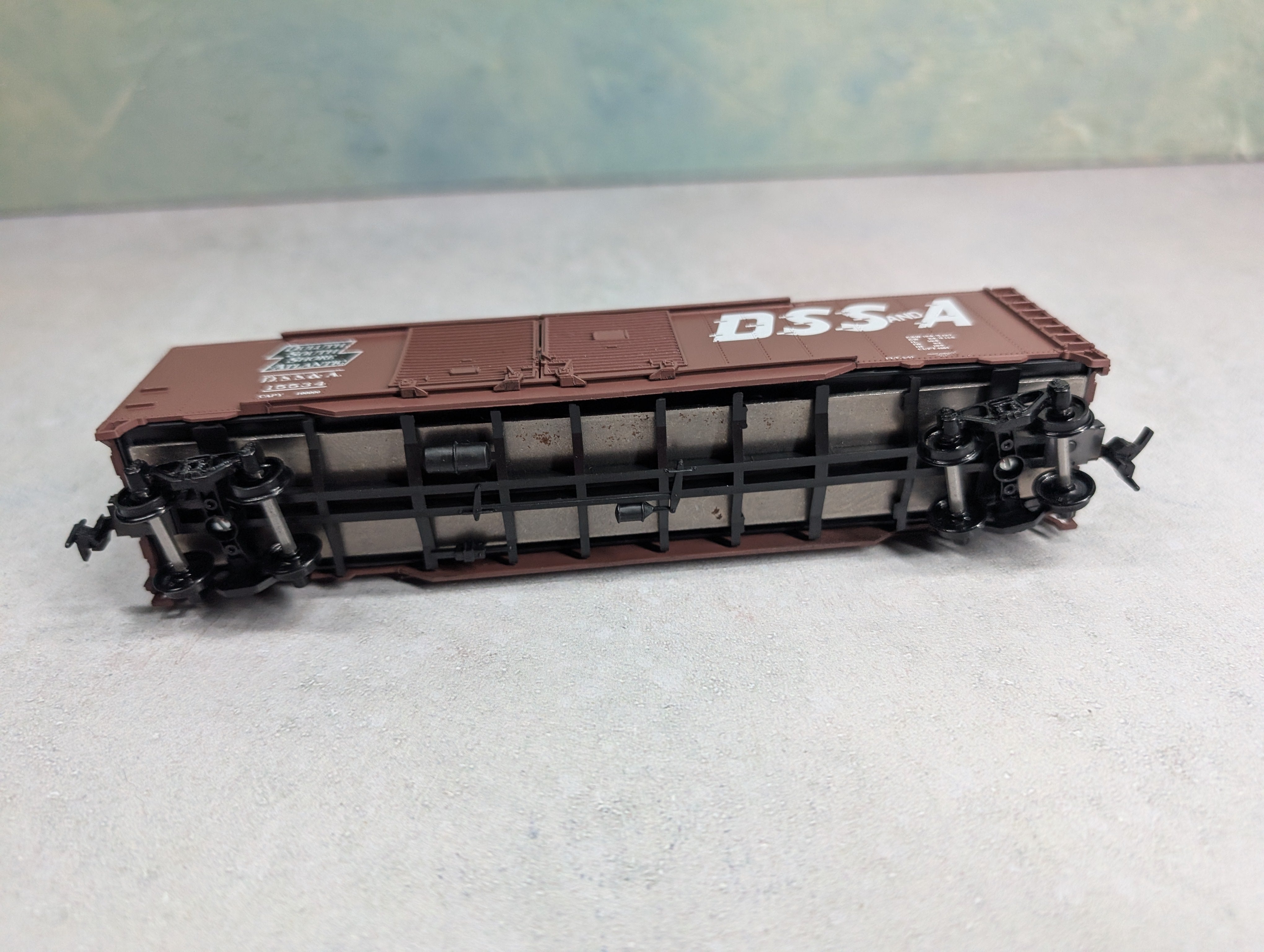 USED Athearn HO Scale 50' DD Box Car Duluth South Shore & Atlantic DSS&A #15534 Bev-Bel
