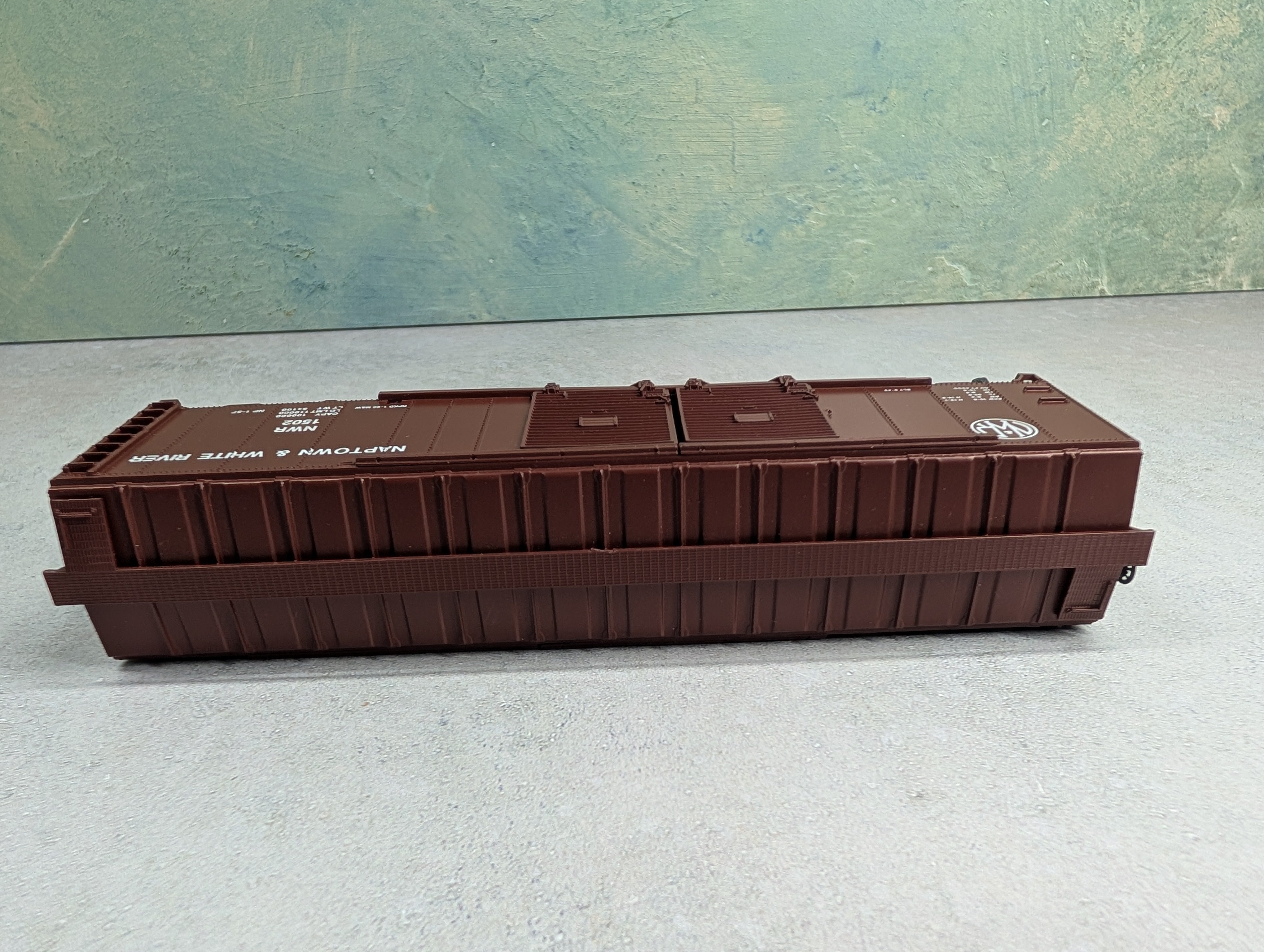 USED Athearn HO Scale 50' DD Box Car Naptown & White River NWR #1502
