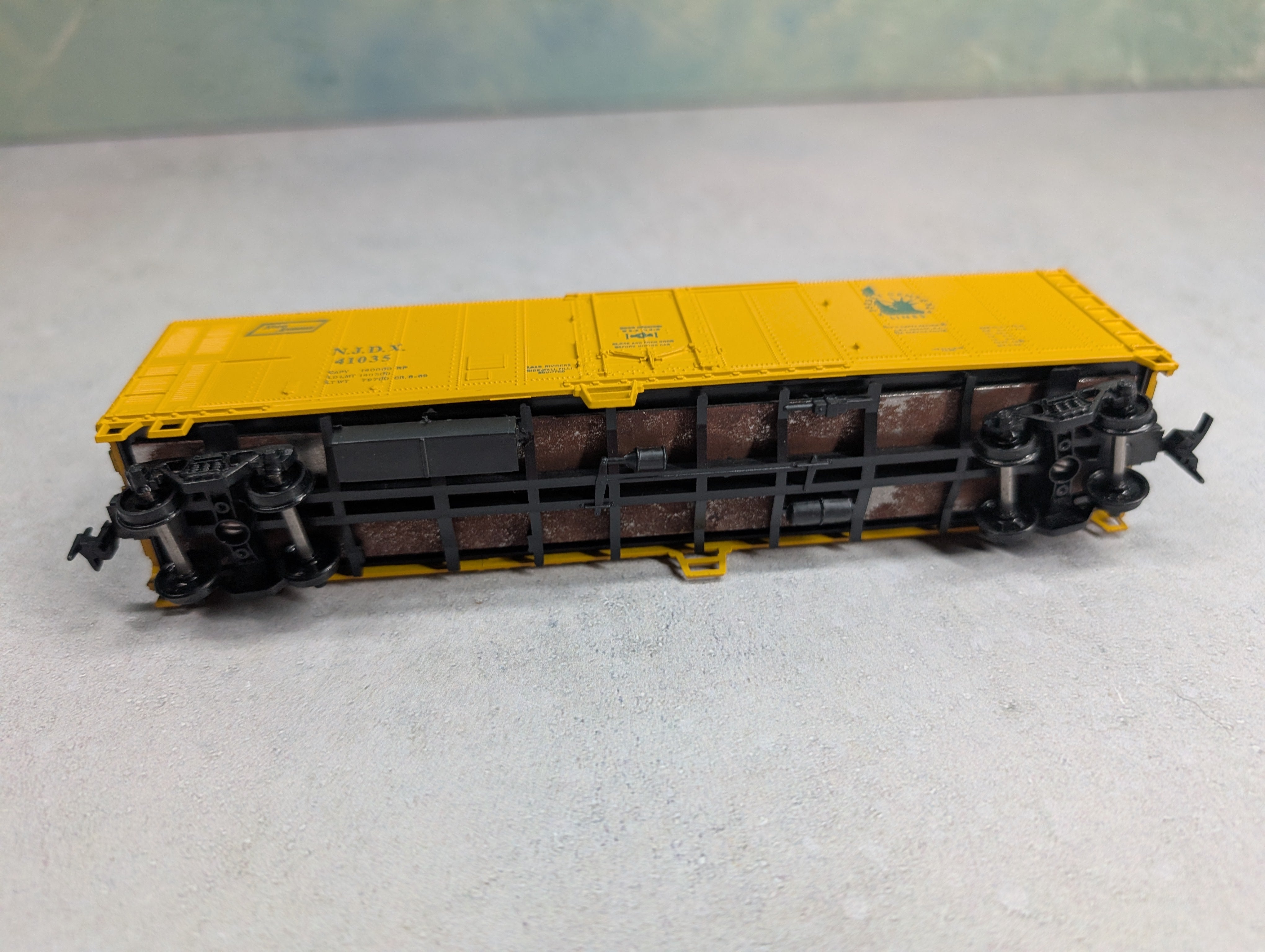 USED Athearn HO Scale 50' Mech Reefer Box Car Jersey Central NJDX #41035