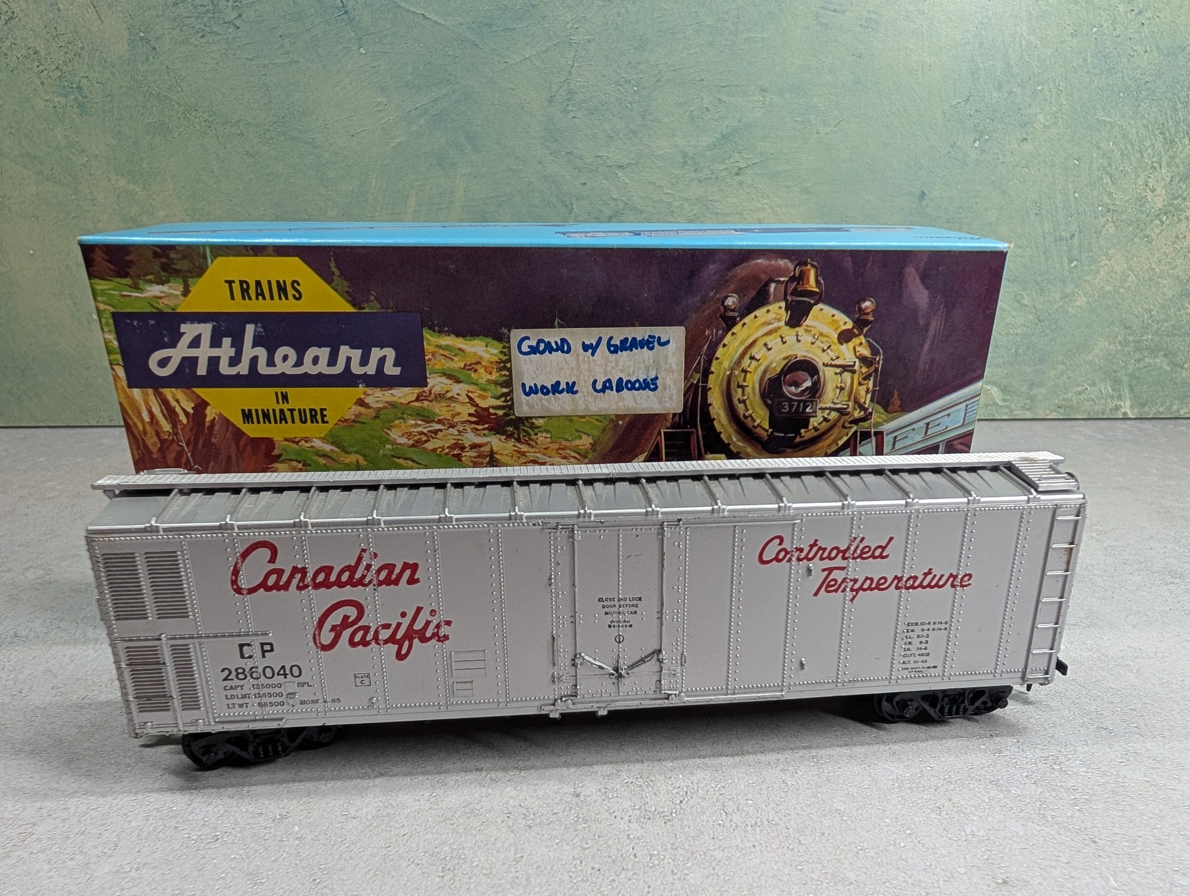 USED Athearn HO Scale 50' PD Box Car Canadian Pacific CP #286040