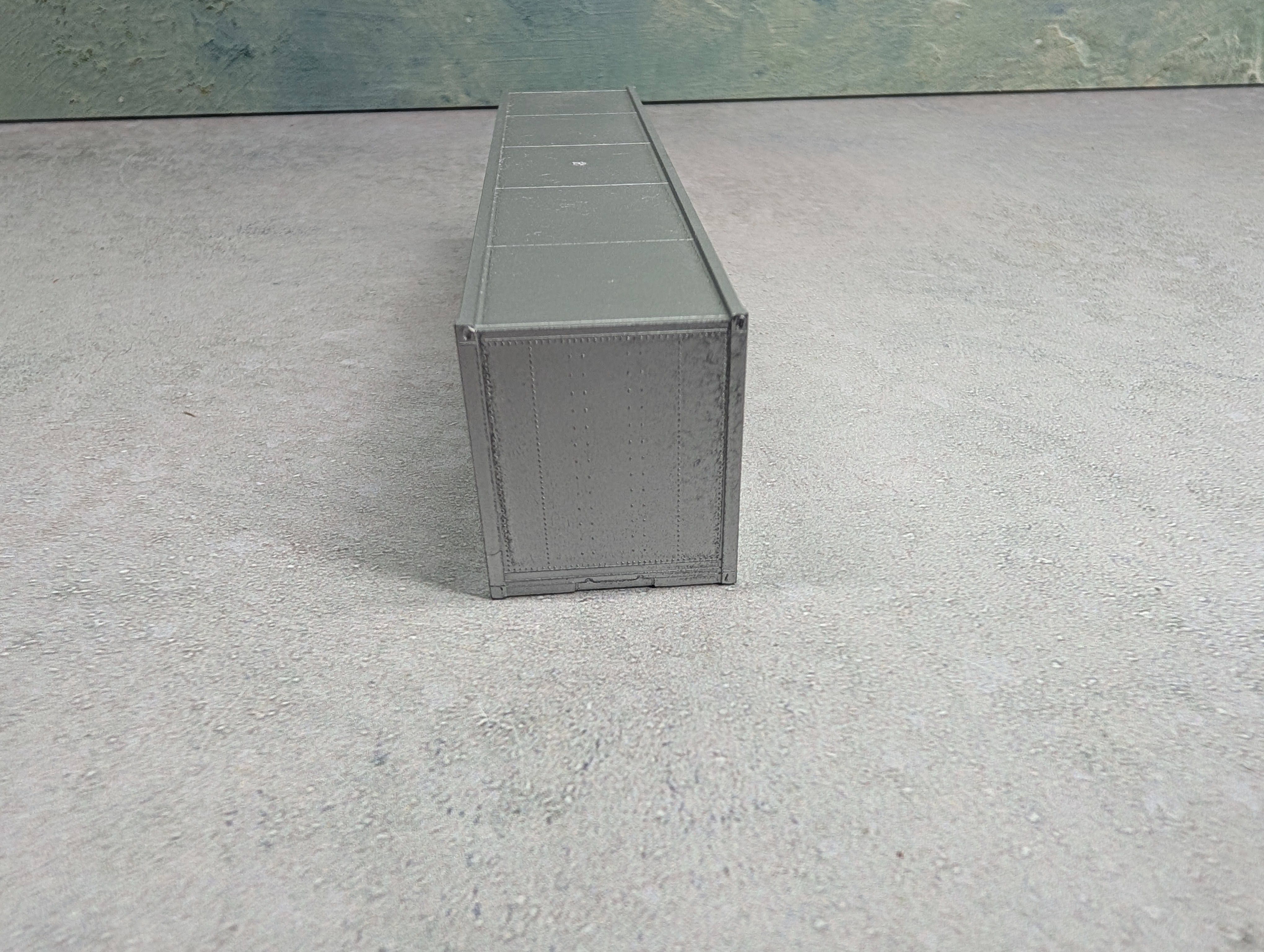 USED Athearn HO Scale 40' Container Gray Undecorated