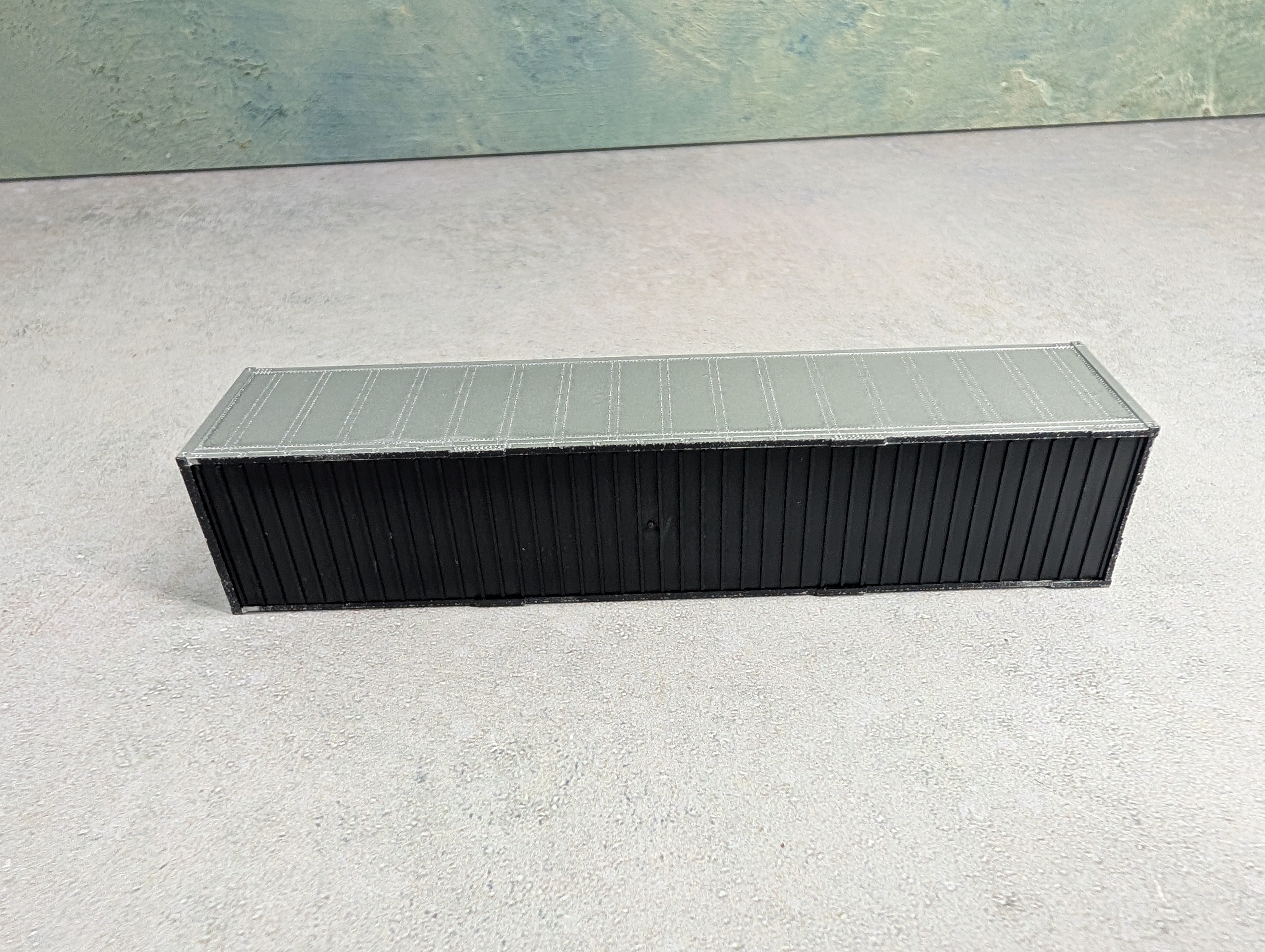 USED Athearn HO Scale 40' Container Gray Undecorated