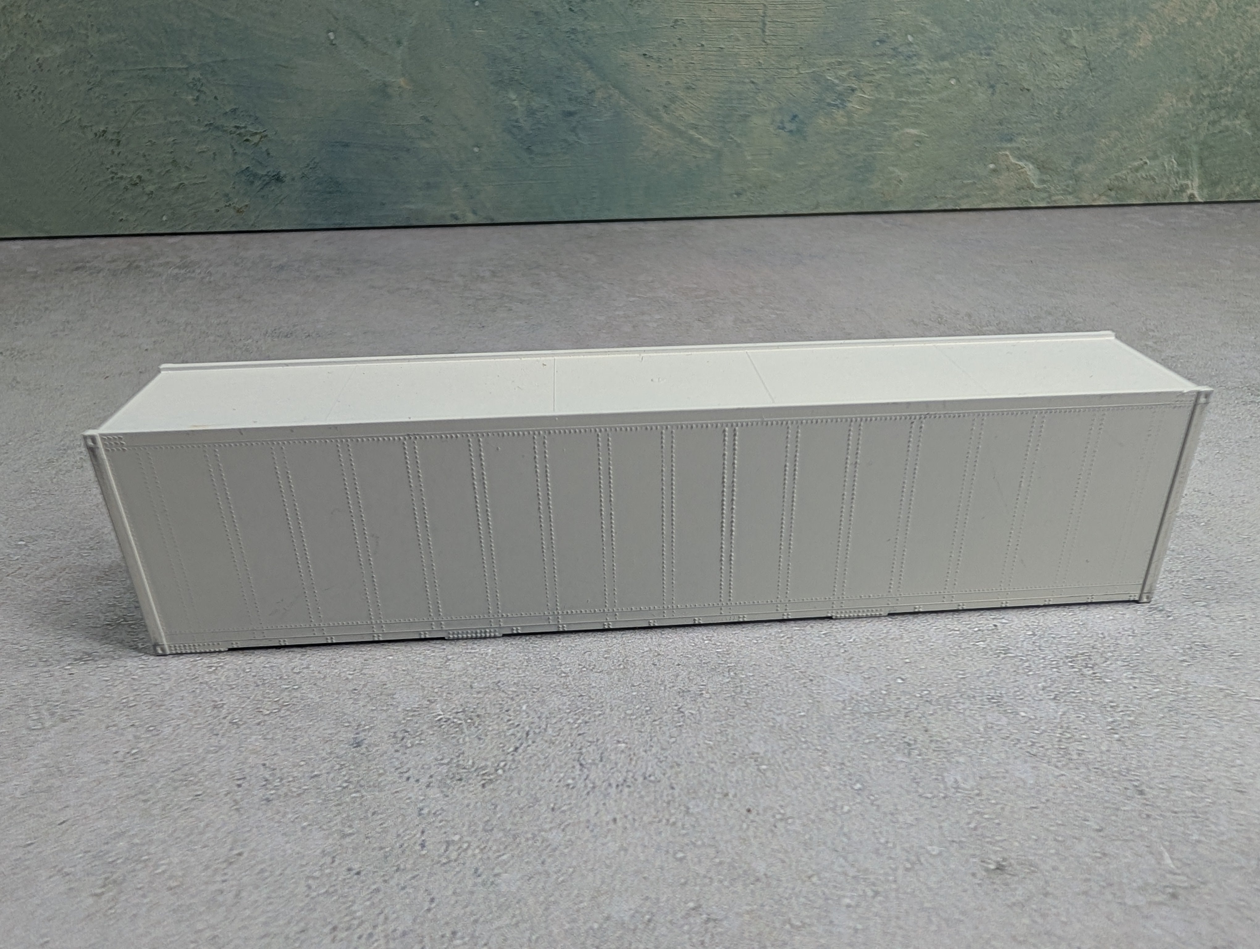 USED Athearn HO Scale 40' Container White Undecorated