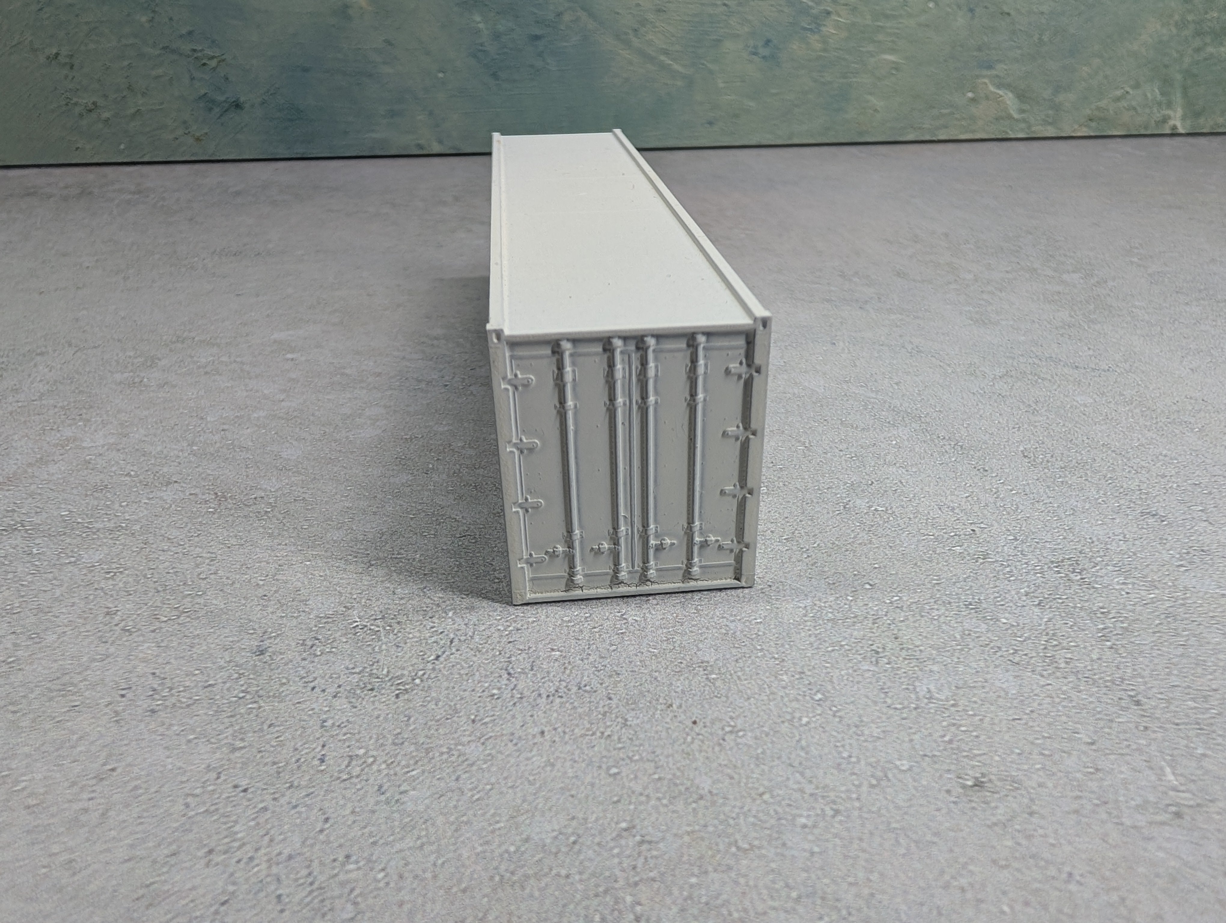 USED Athearn HO Scale 40' Container White Undecorated