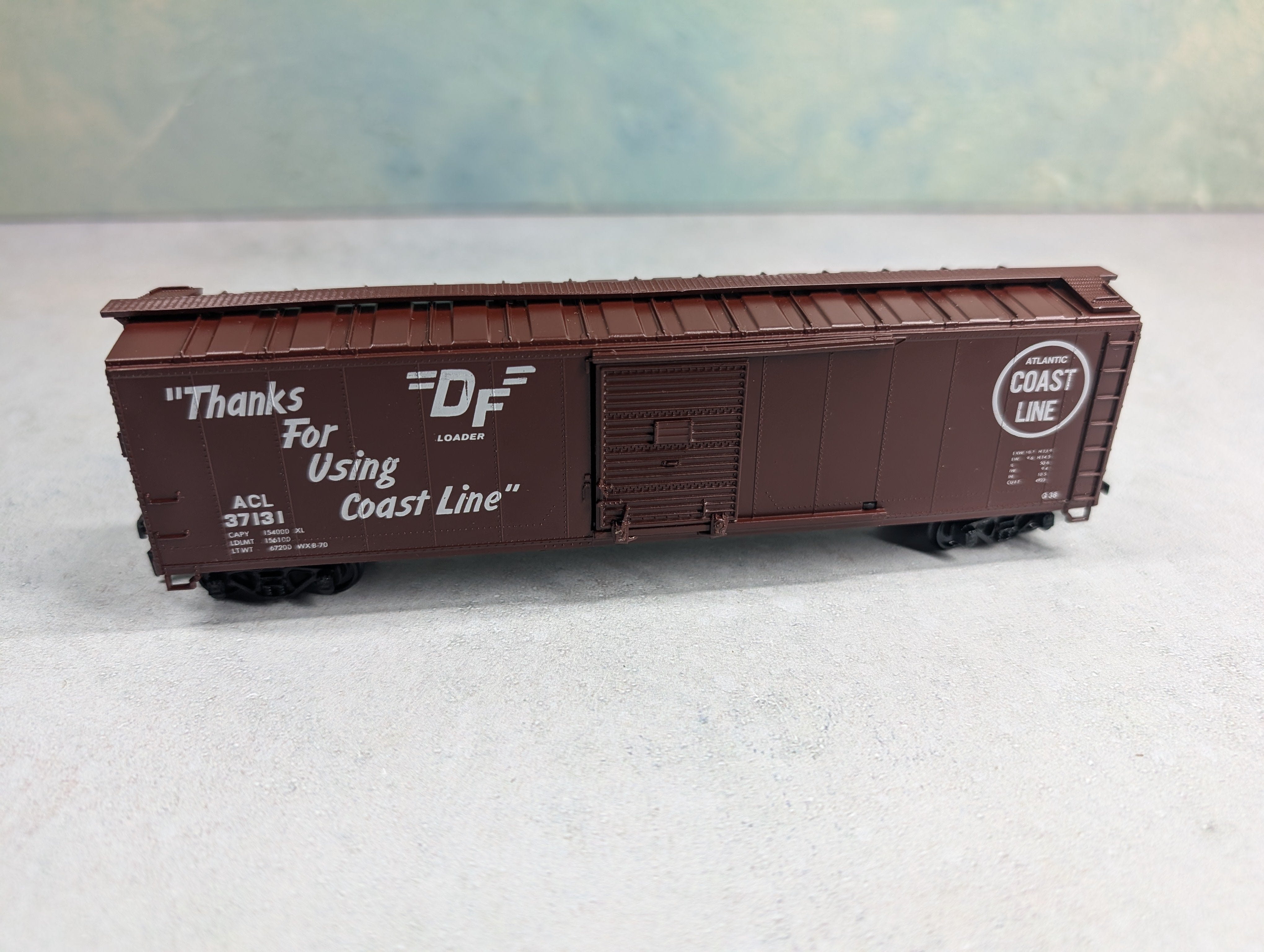 USED Athearn HO Scale 50' SD Box Car Atlantic Coast Line ACL #37131 Rail Runner