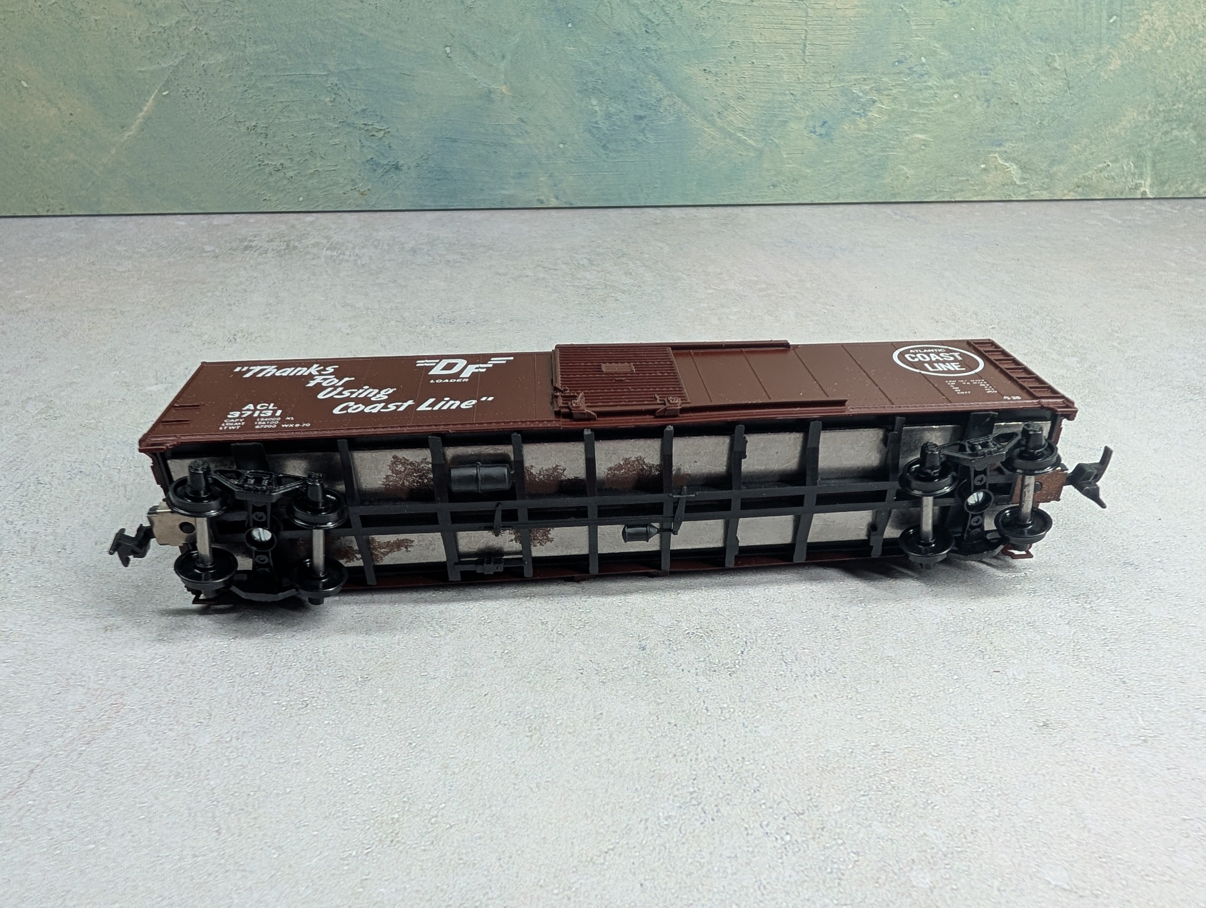 USED Athearn HO Scale 50' SD Box Car Atlantic Coast Line ACL #37131 Rail Runner