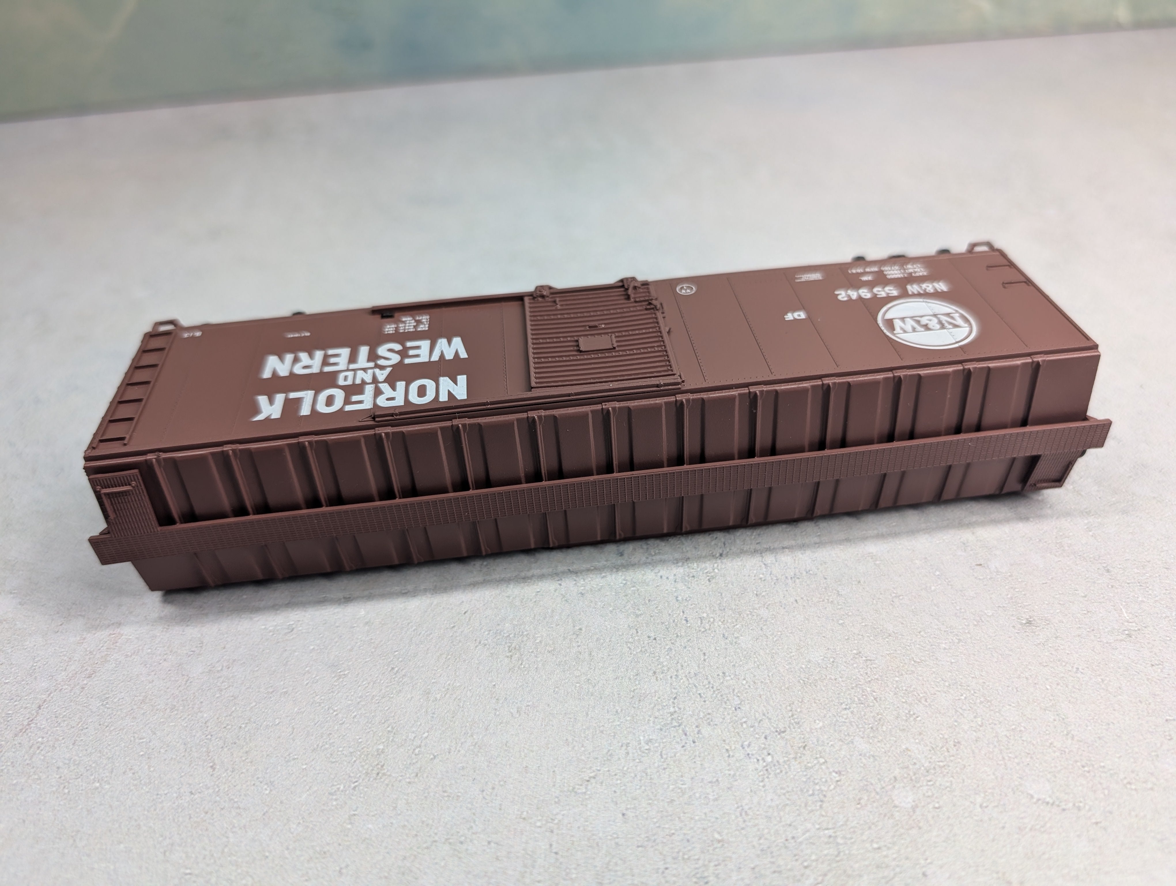 USED Athearn HO Scale 50' SD Box Car Norfolk & Western N&W #55942 Rail Runner