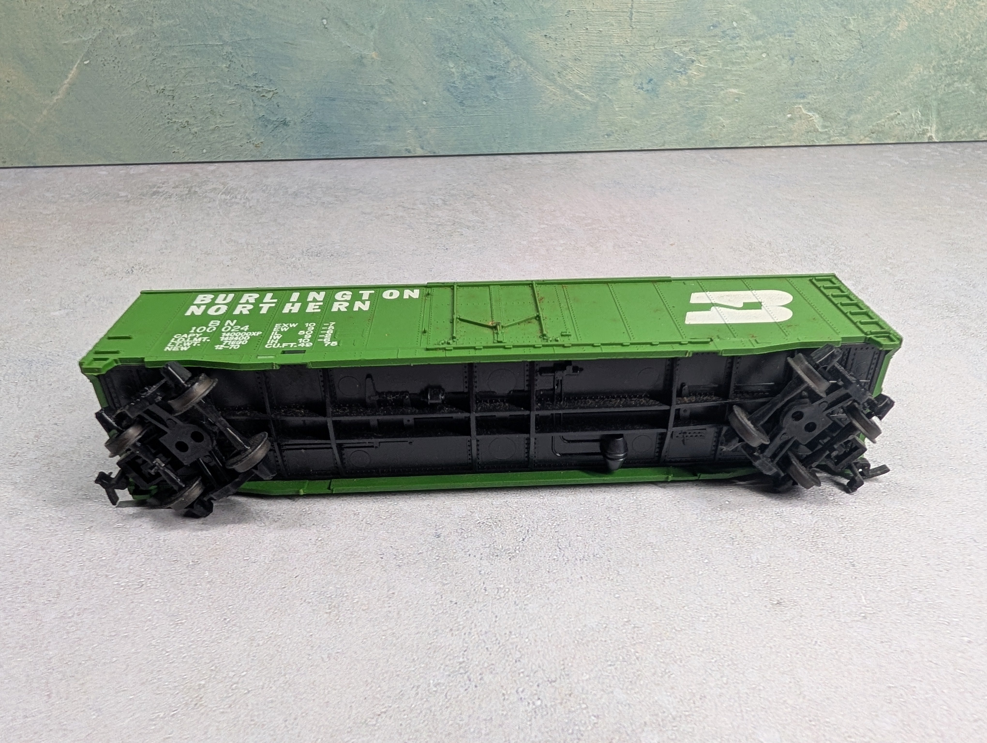 USED Athearn HO Scale 50' Box Car Burlington Northern BN #100024 Matte
