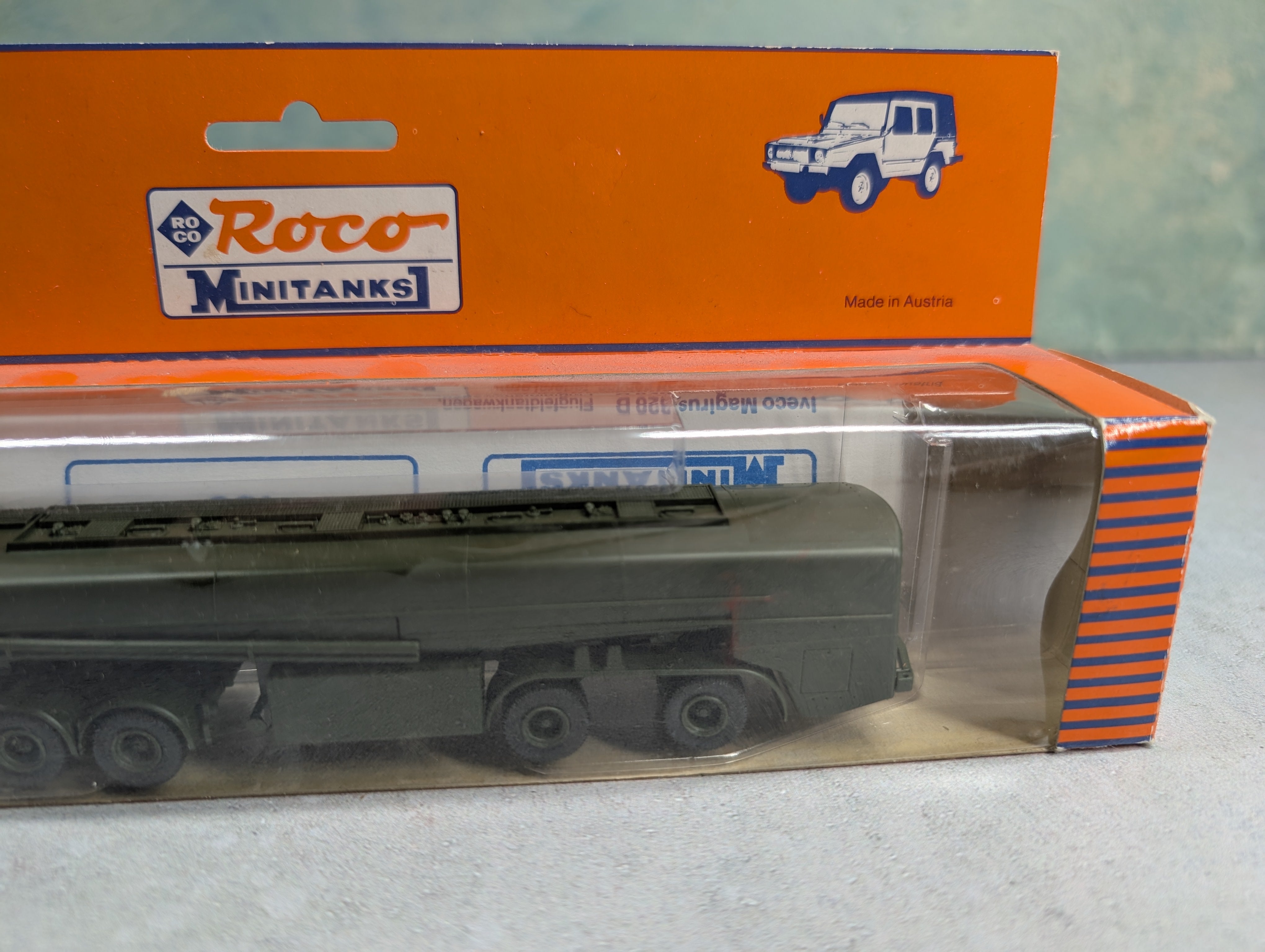 USED ROCO 436 HO Scale MiniTanks Magirus FTW Army Military Vehicle