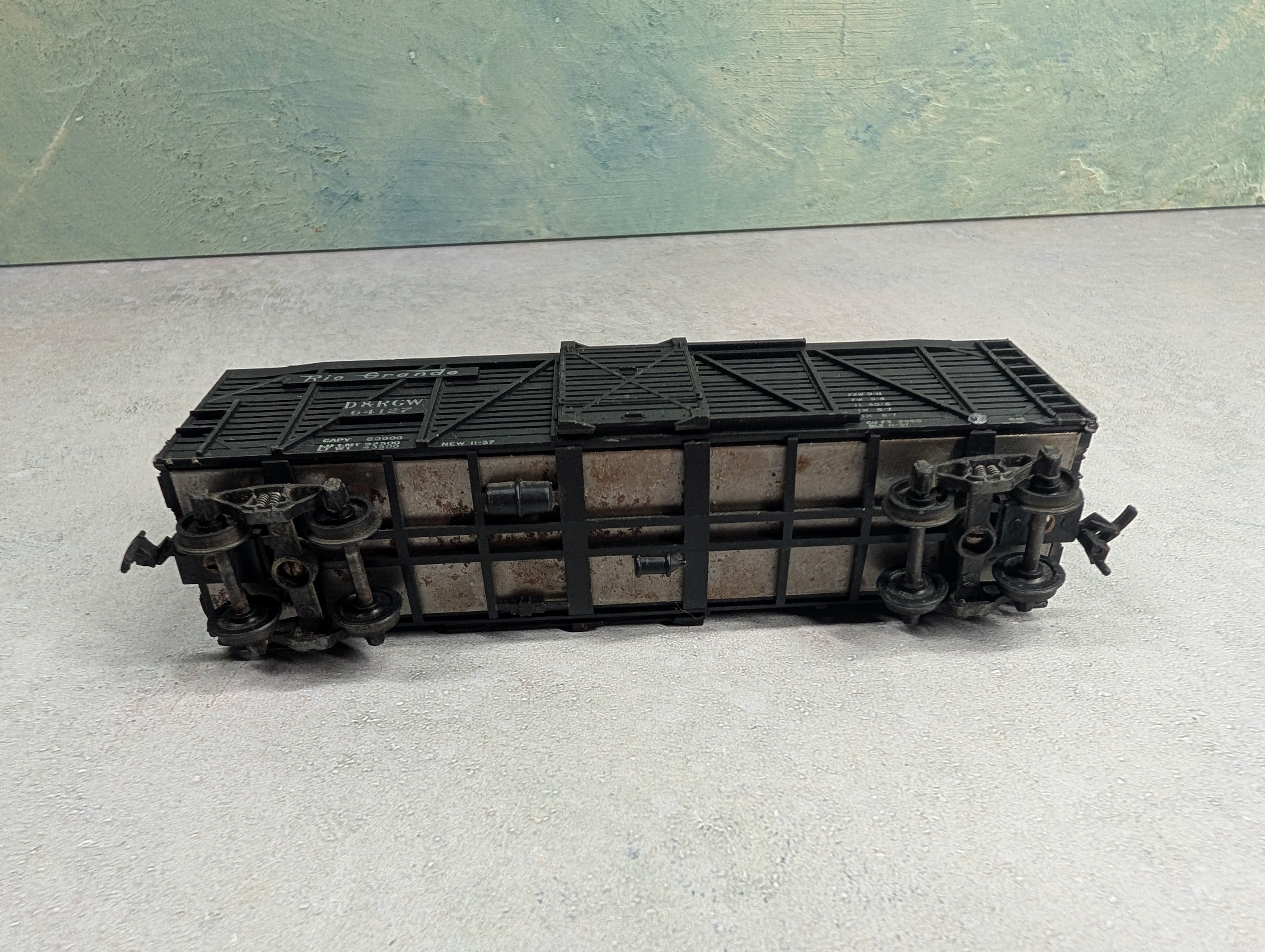 USED Athearn HO Scale 40' Stock Car Rio Grande D&RGW #64127