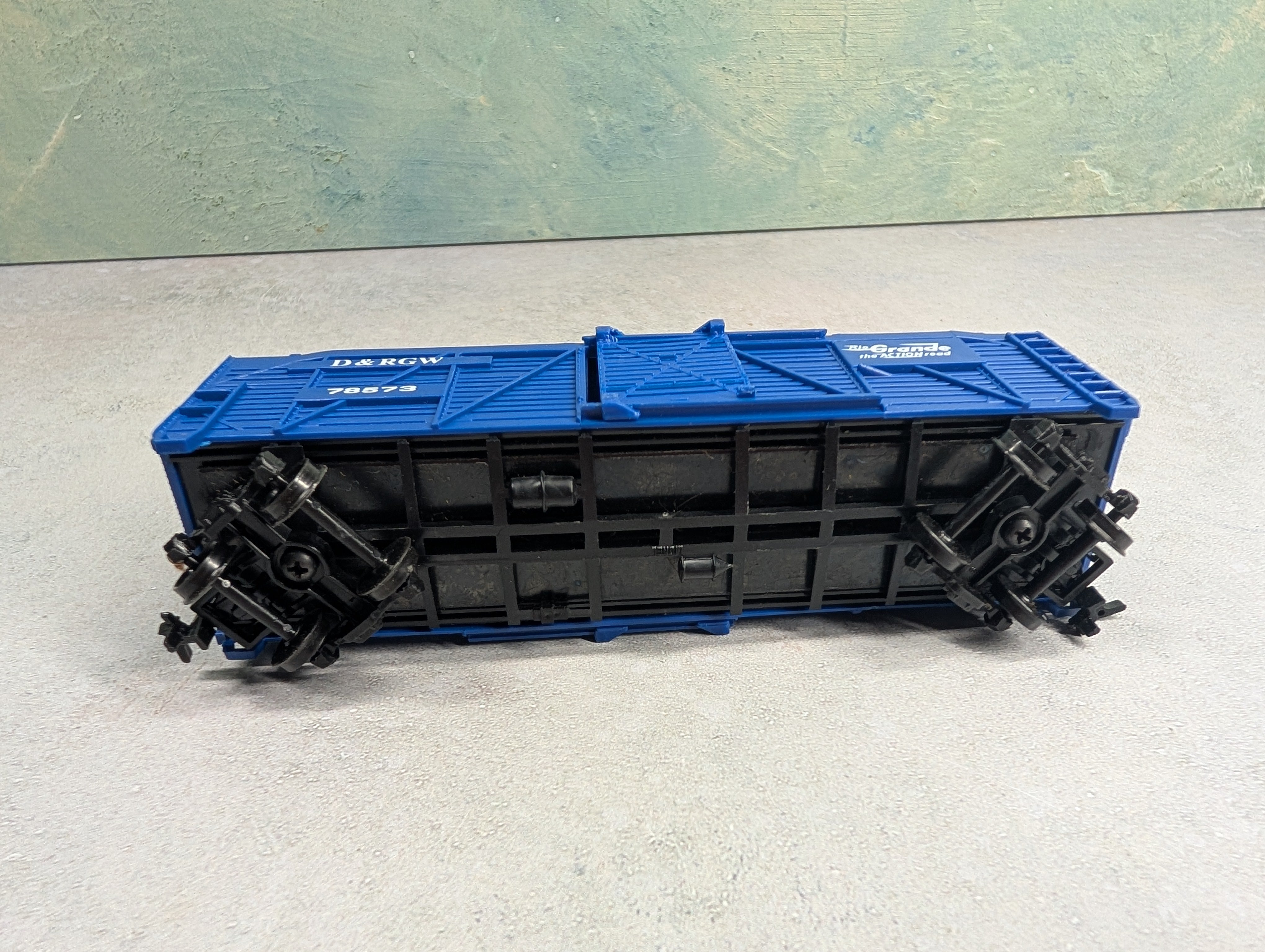 USED HO Scale 40' Stock Car Rio Grande D&RGW #78573