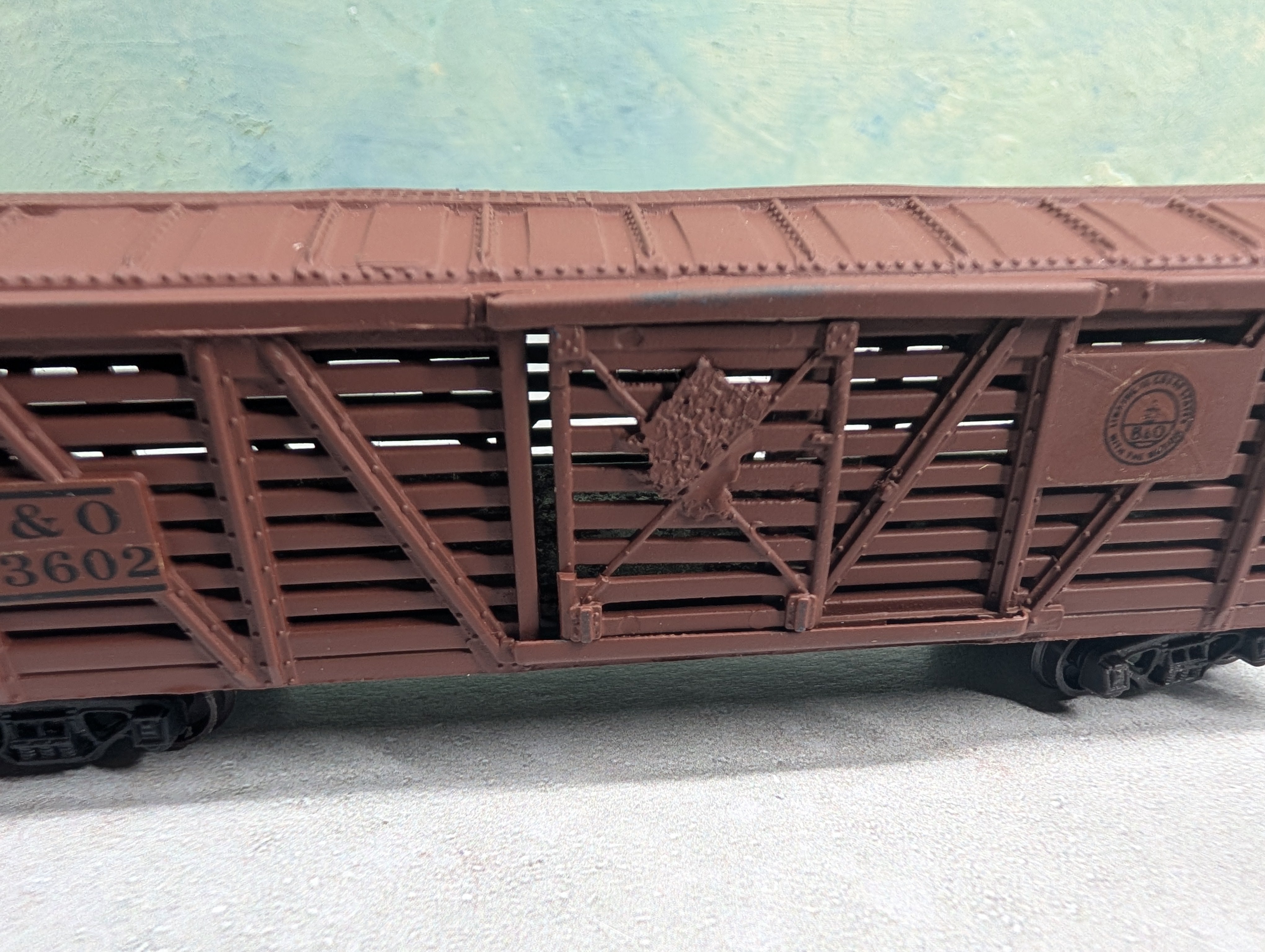 USED HO Scale 40' Stock Car Baltimore and Ohio B&O #83602