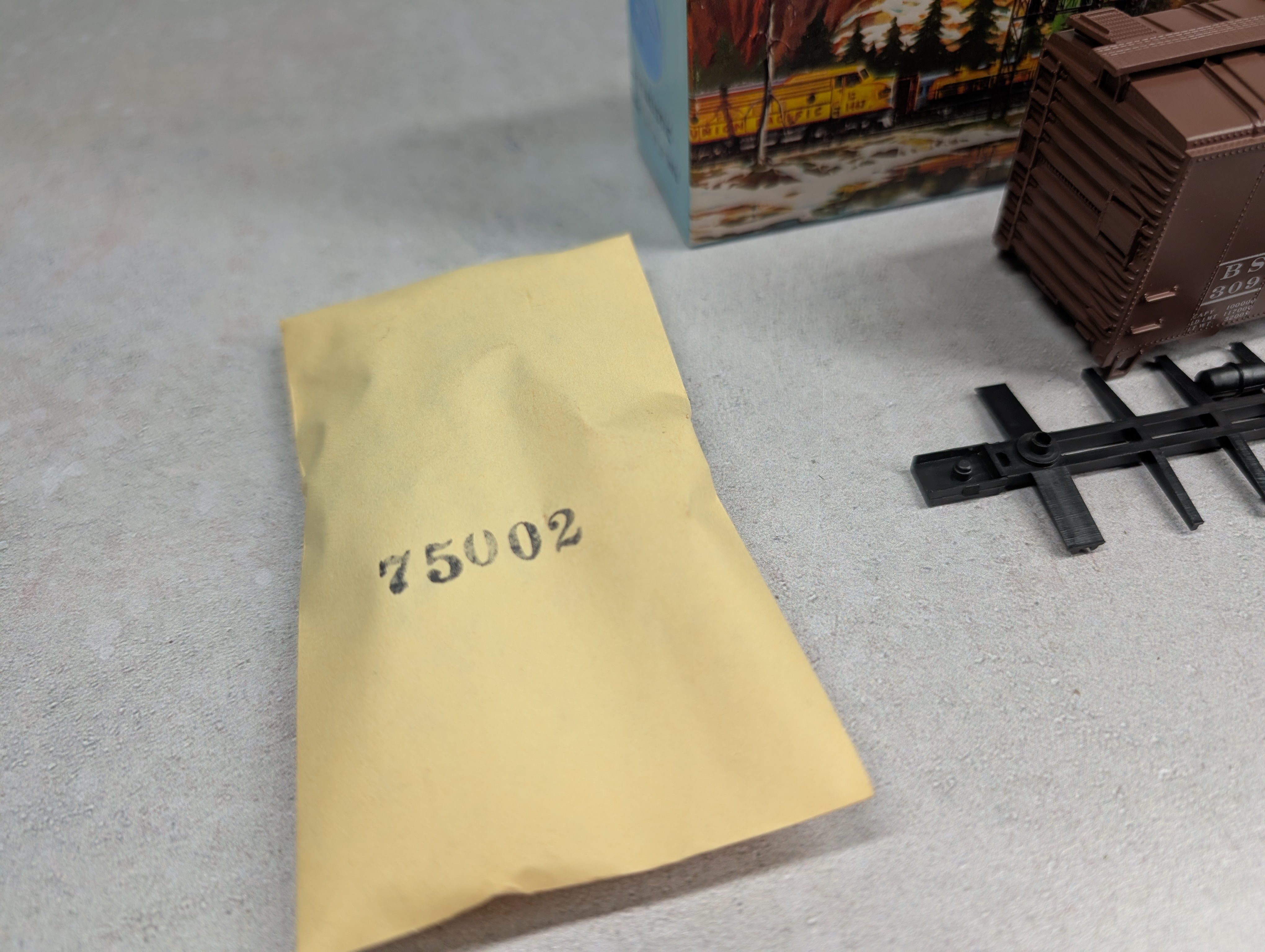 USED Athearn HO Scale 40' Box Car Birmingham Southern Railroad BS #309 Bev-Bel KIT