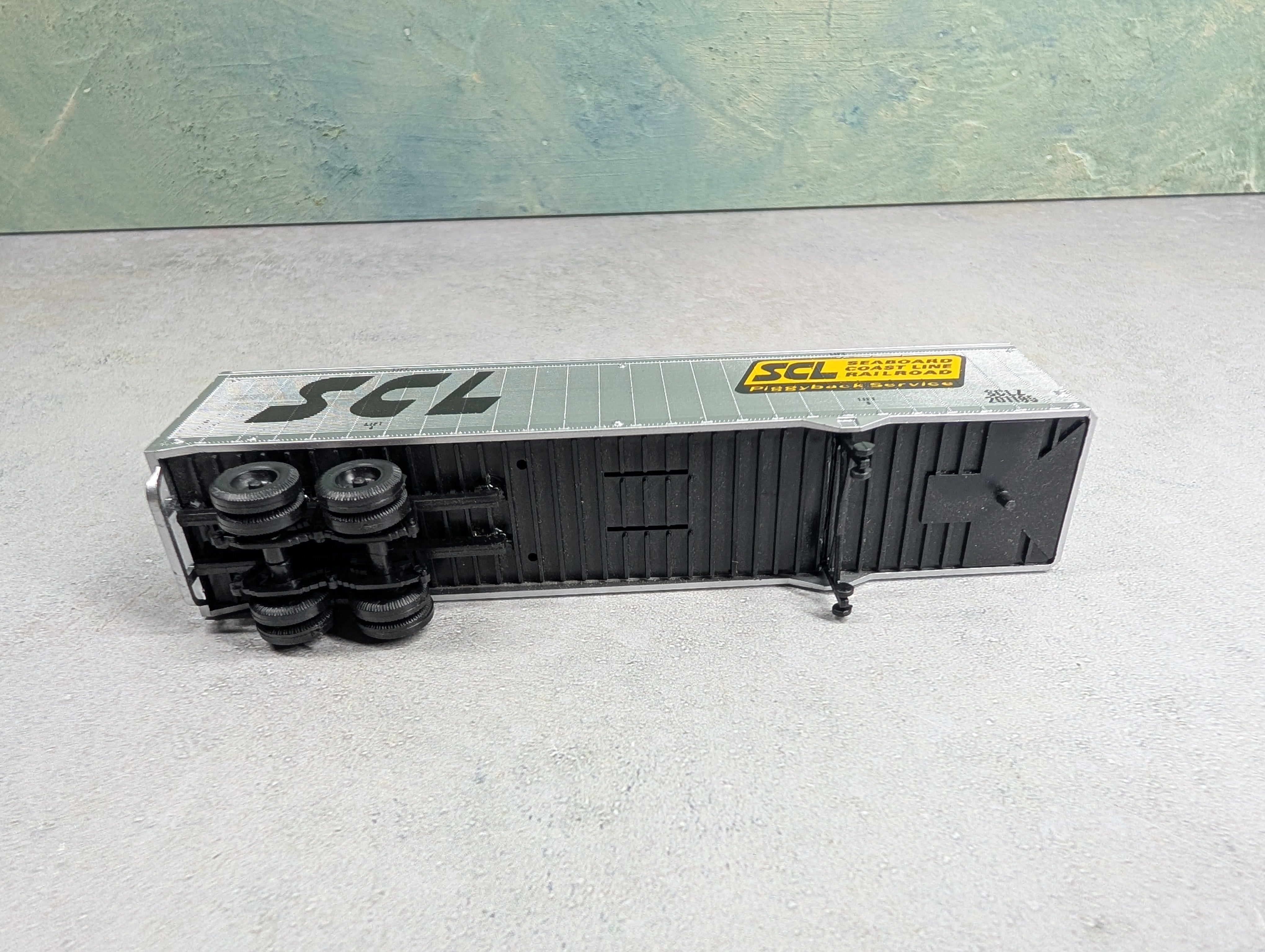 USED Athearn HO Scale 40' Trailer Seaboard Coast Line SCL #201195