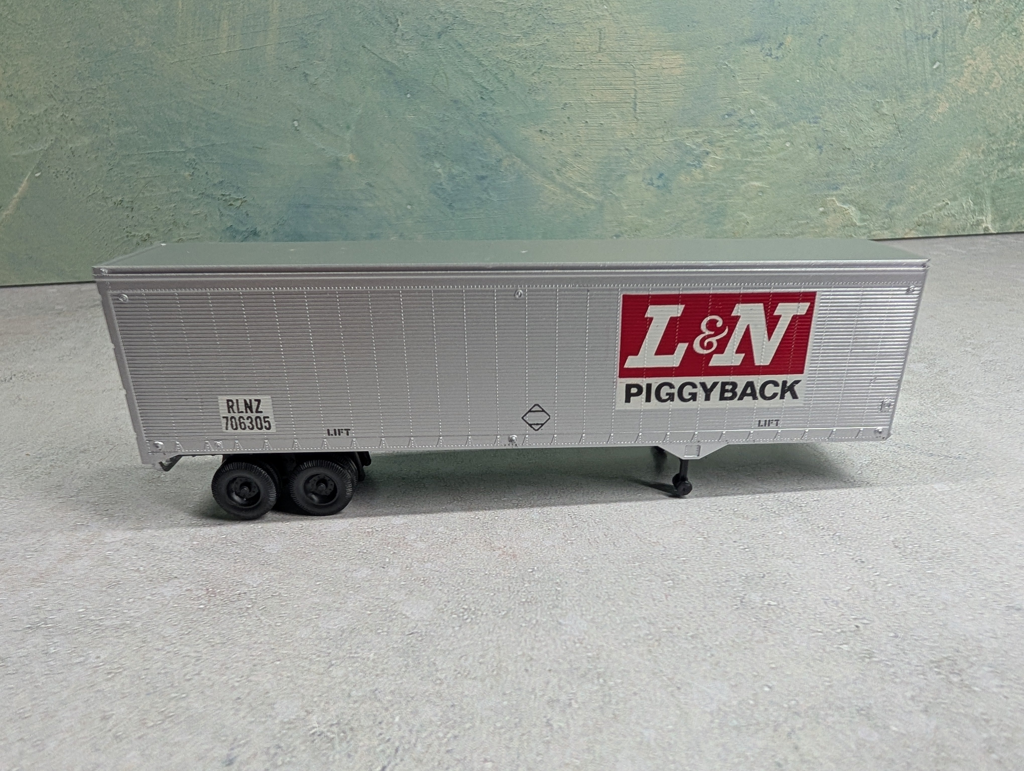 USED Athearn HO Scale 40' Trailer Louisville & Nashville L&N #706305