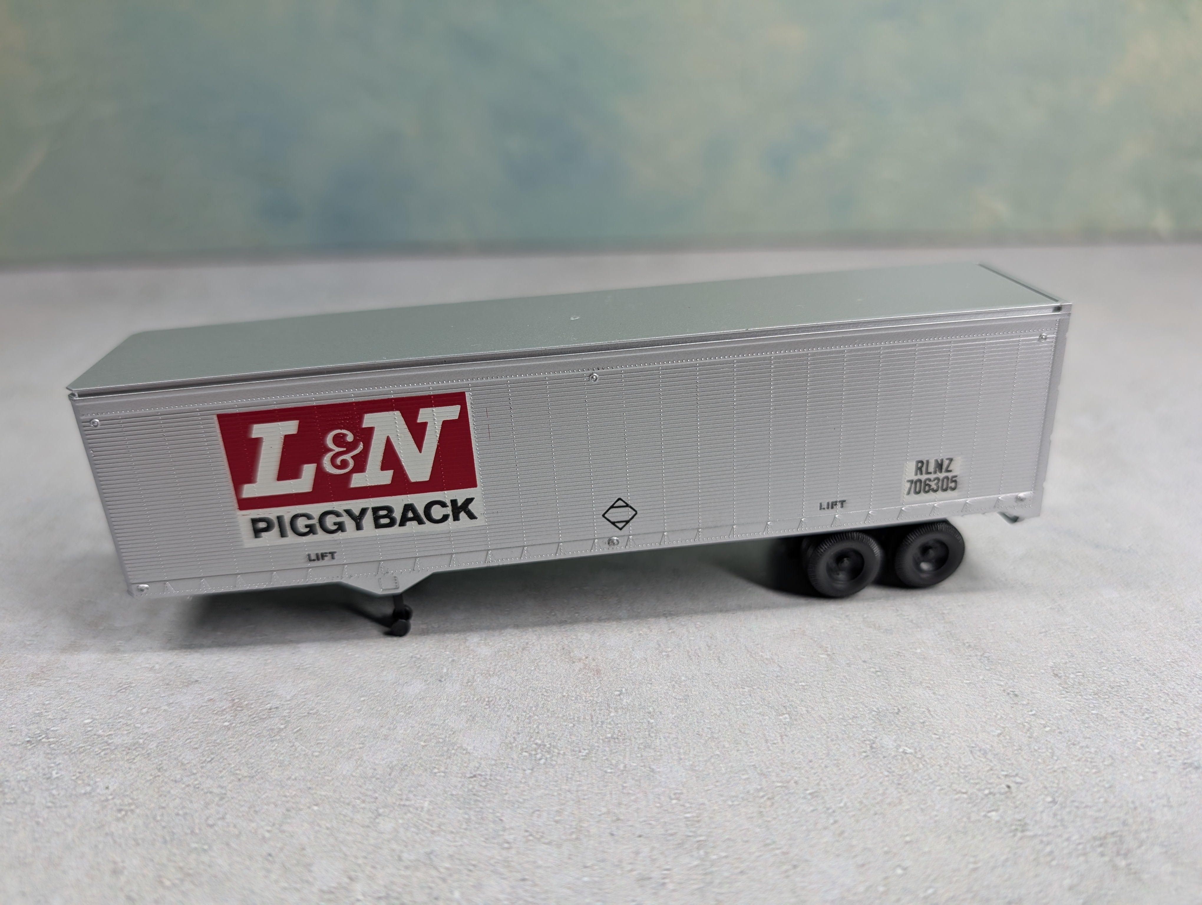 USED Athearn HO Scale 40' Trailer Louisville & Nashville L&N #706305