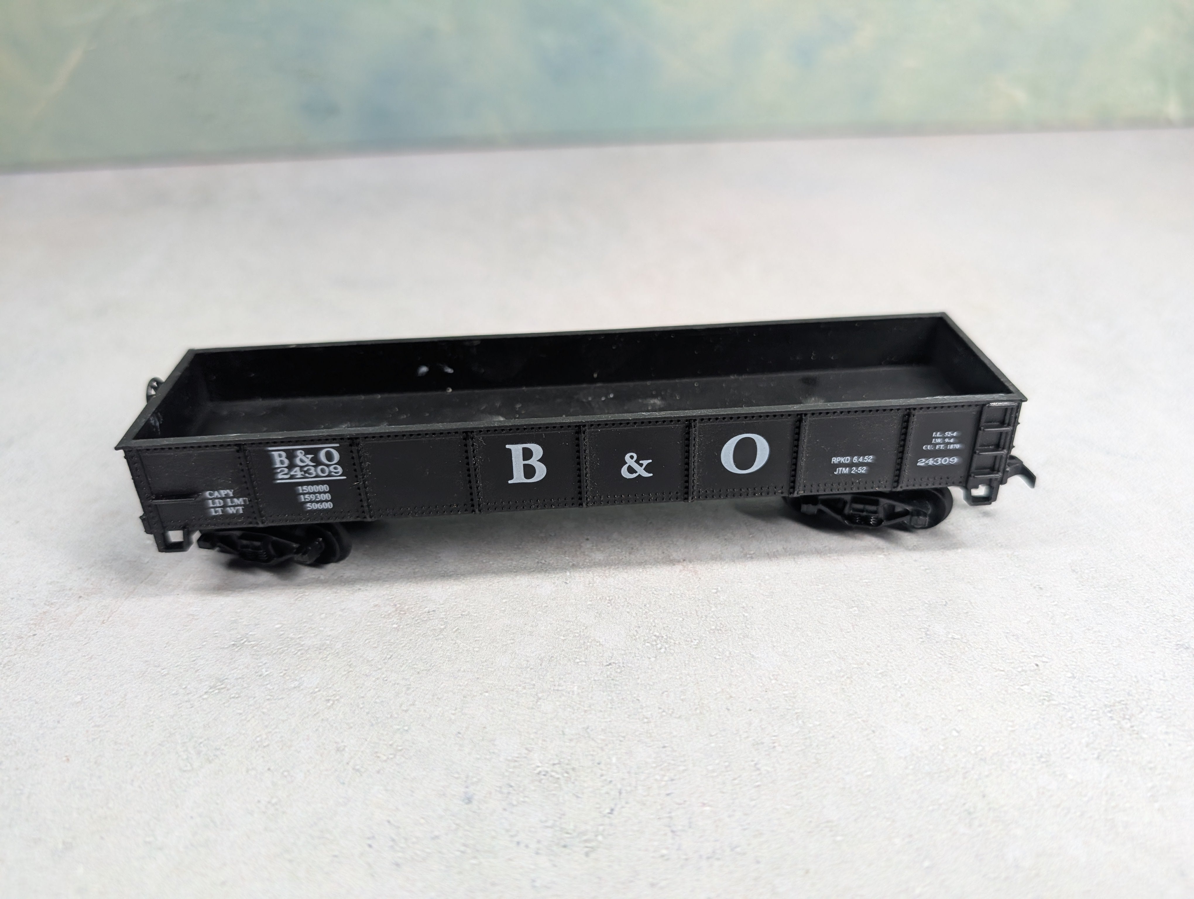 USED Life-Like HO Scale 40' Gondola Baltimore and Ohio B&O #24309
