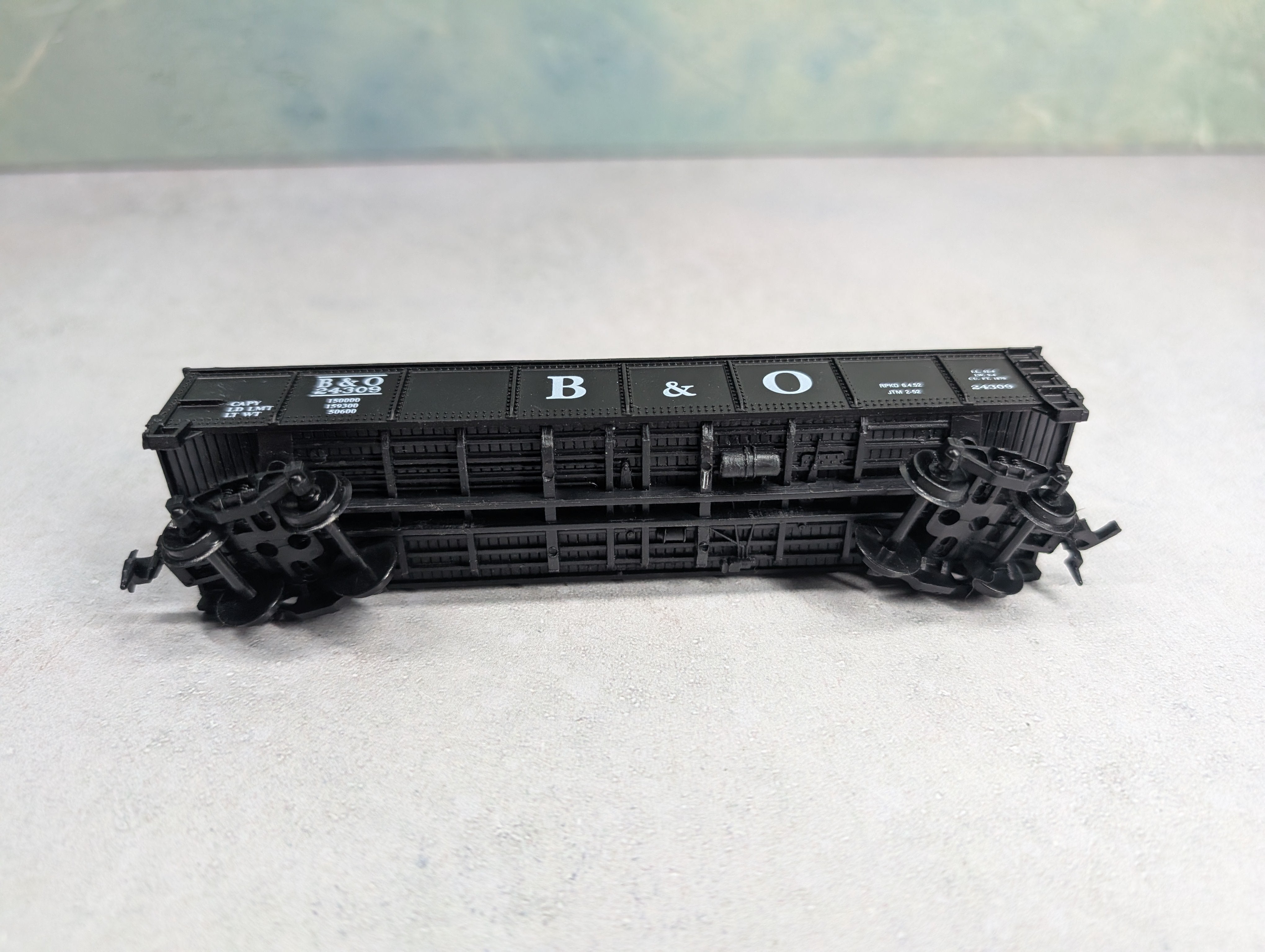 USED Life-Like HO Scale 40' Gondola Baltimore and Ohio B&O #24309
