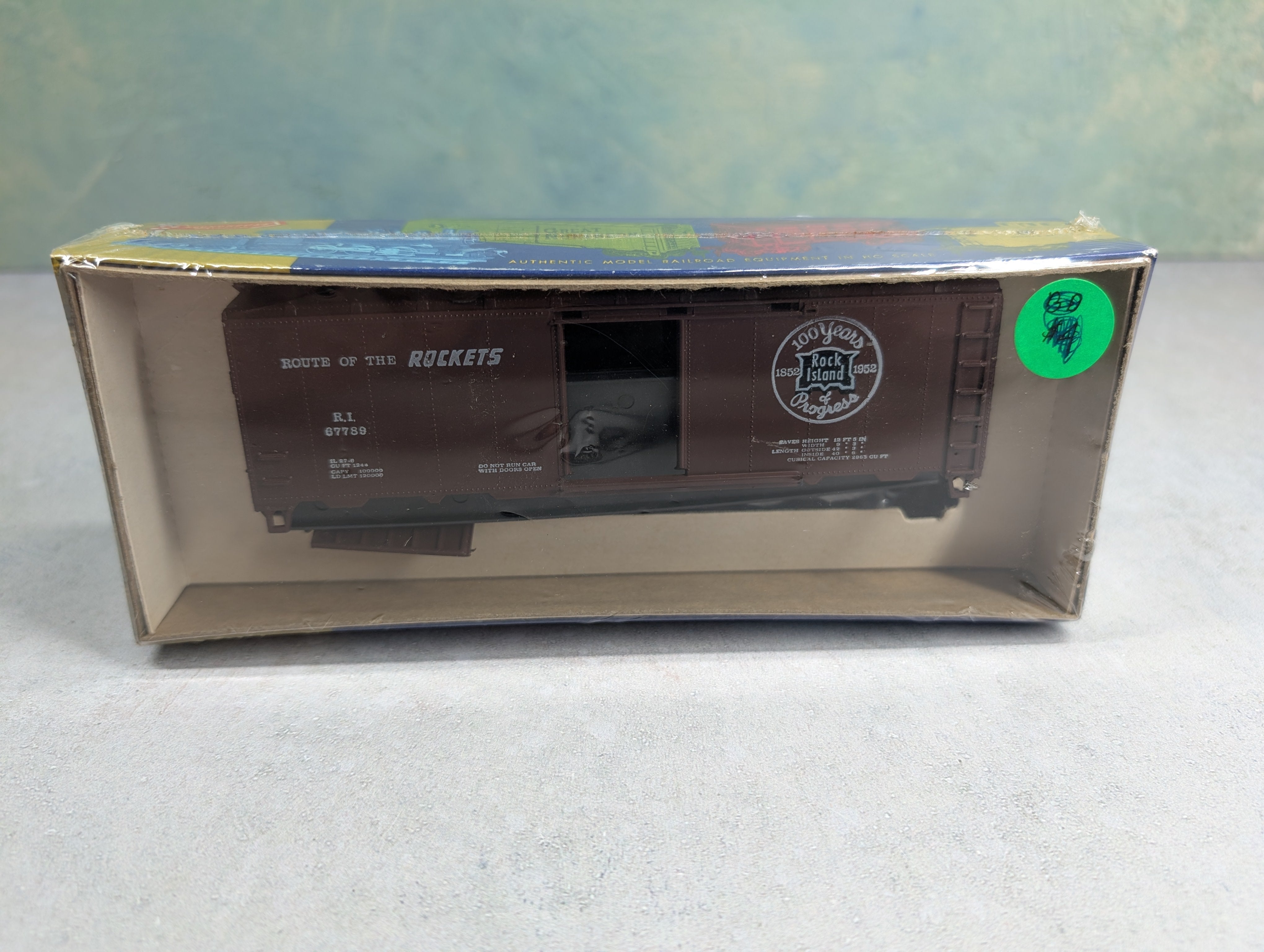 Roundhouse 1058 HO Scale 40' Box Car Rock Island RI #67789 Sealed KIT