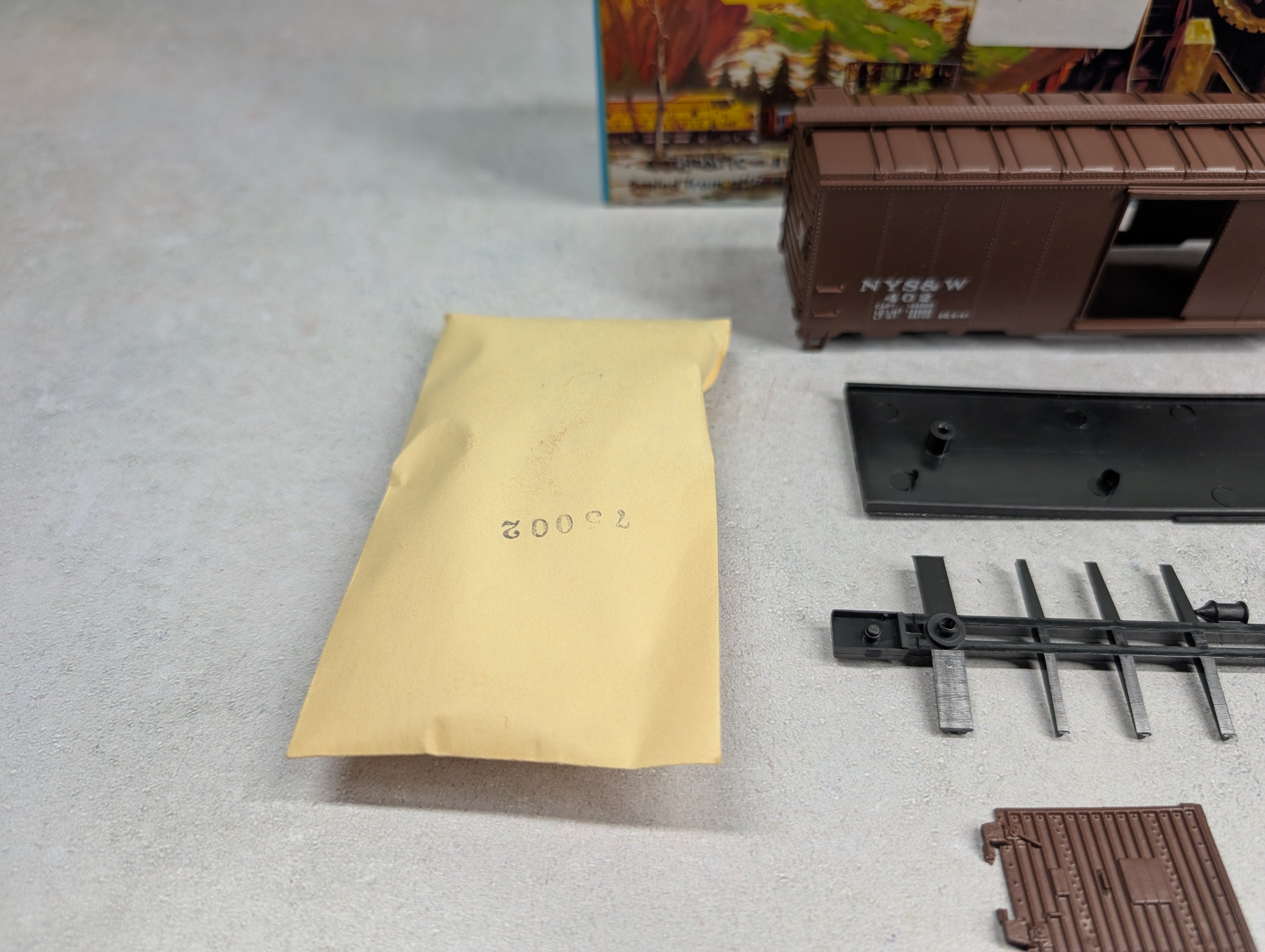 USED Athearn HO Scale 40' Box Car New York Susquehanna & Western NYS&W #402 Bev-Bel KIT