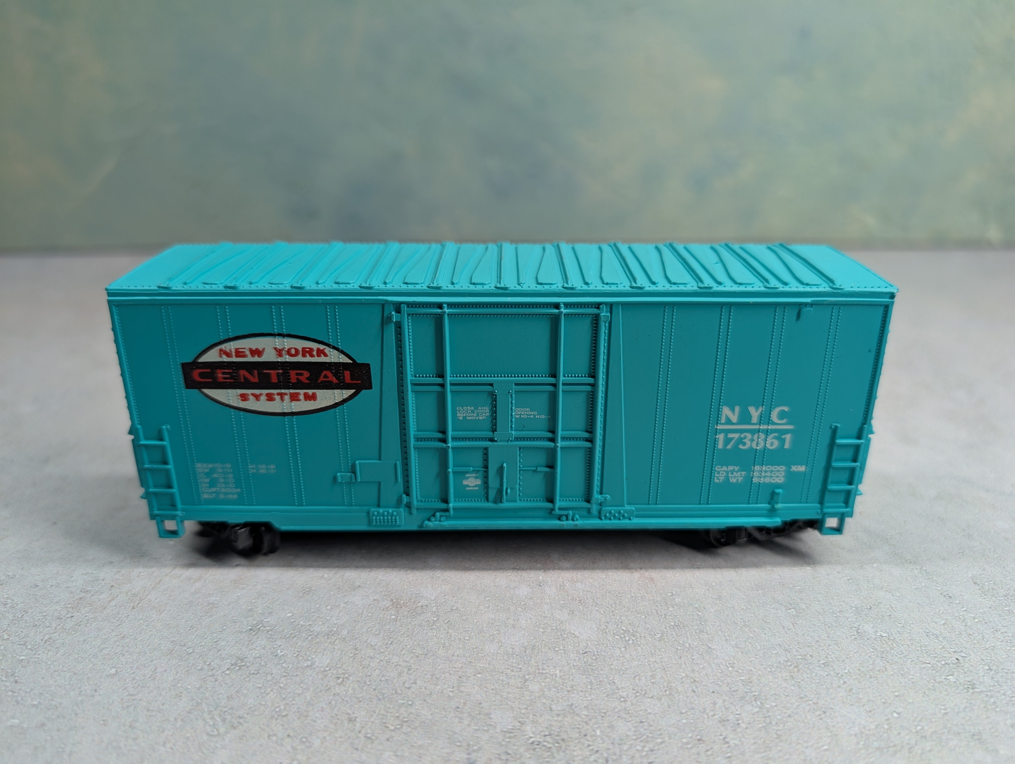 USED Bachmann HO Scale 41' Hi-Cube Box Car New York Central NYC #173861