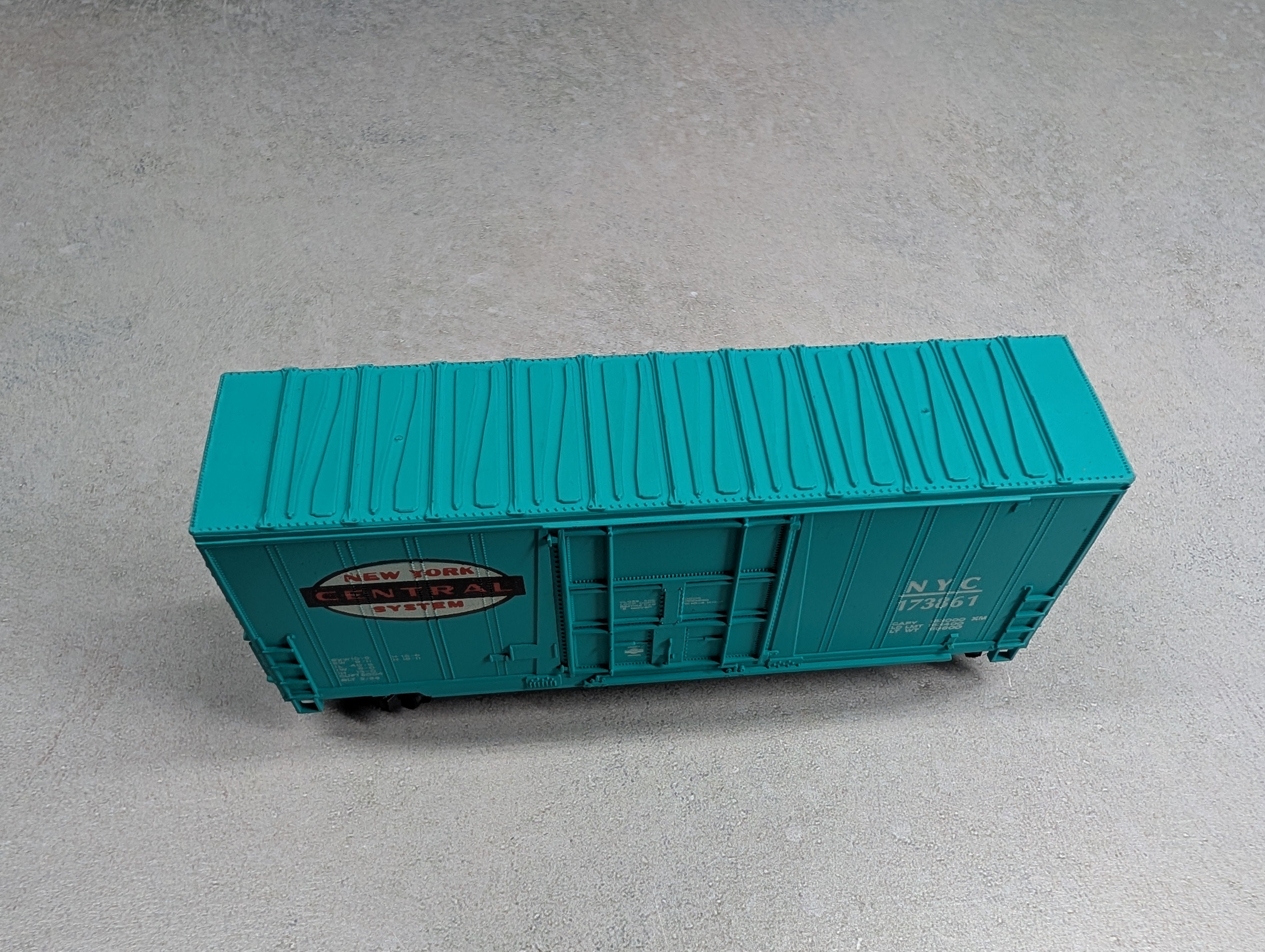 USED Bachmann HO Scale 41' Hi-Cube Box Car New York Central NYC #173861