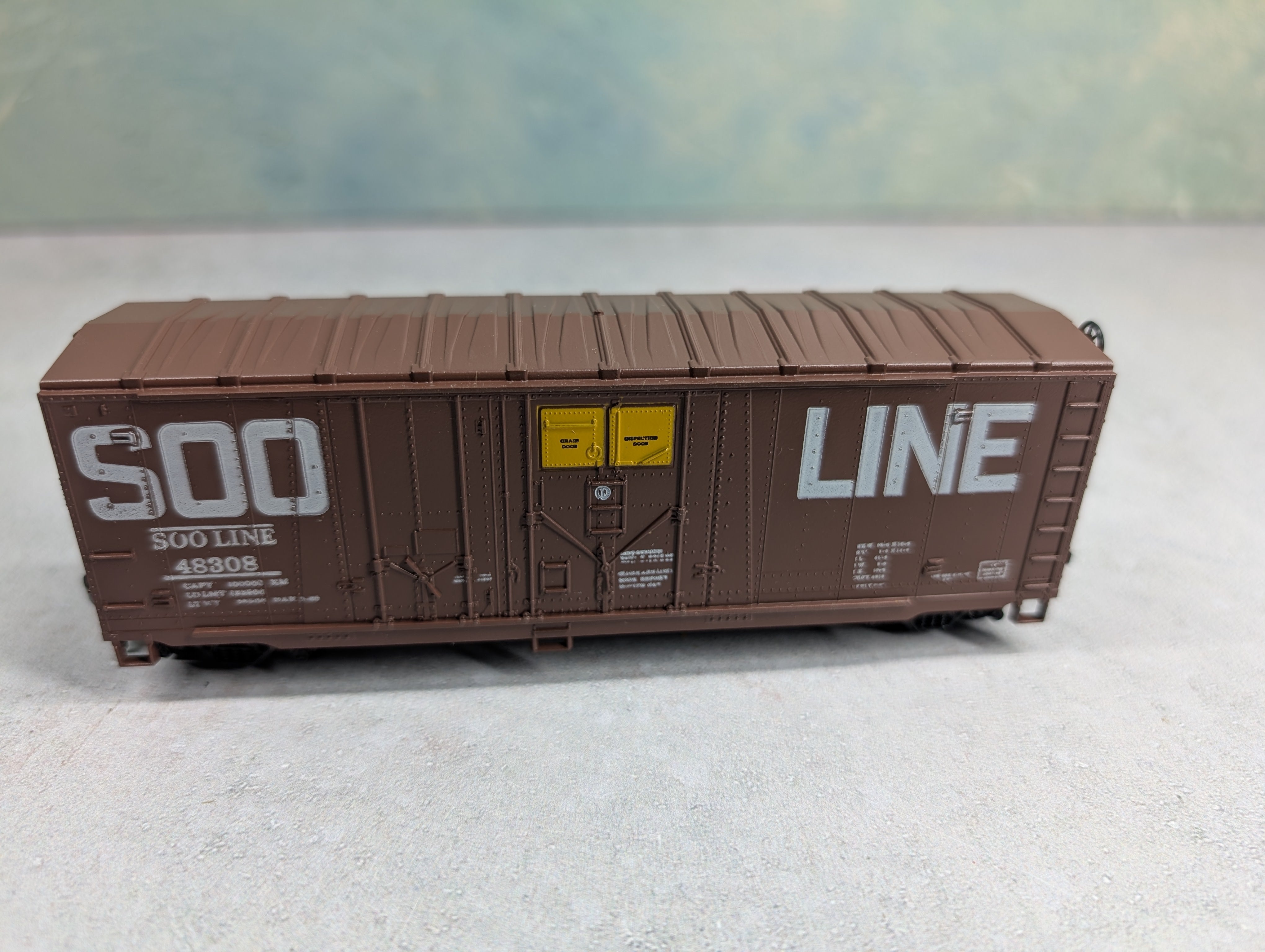 USED Athearn 2095 HO Scale 40' GL Box Car SOO Line #48308
