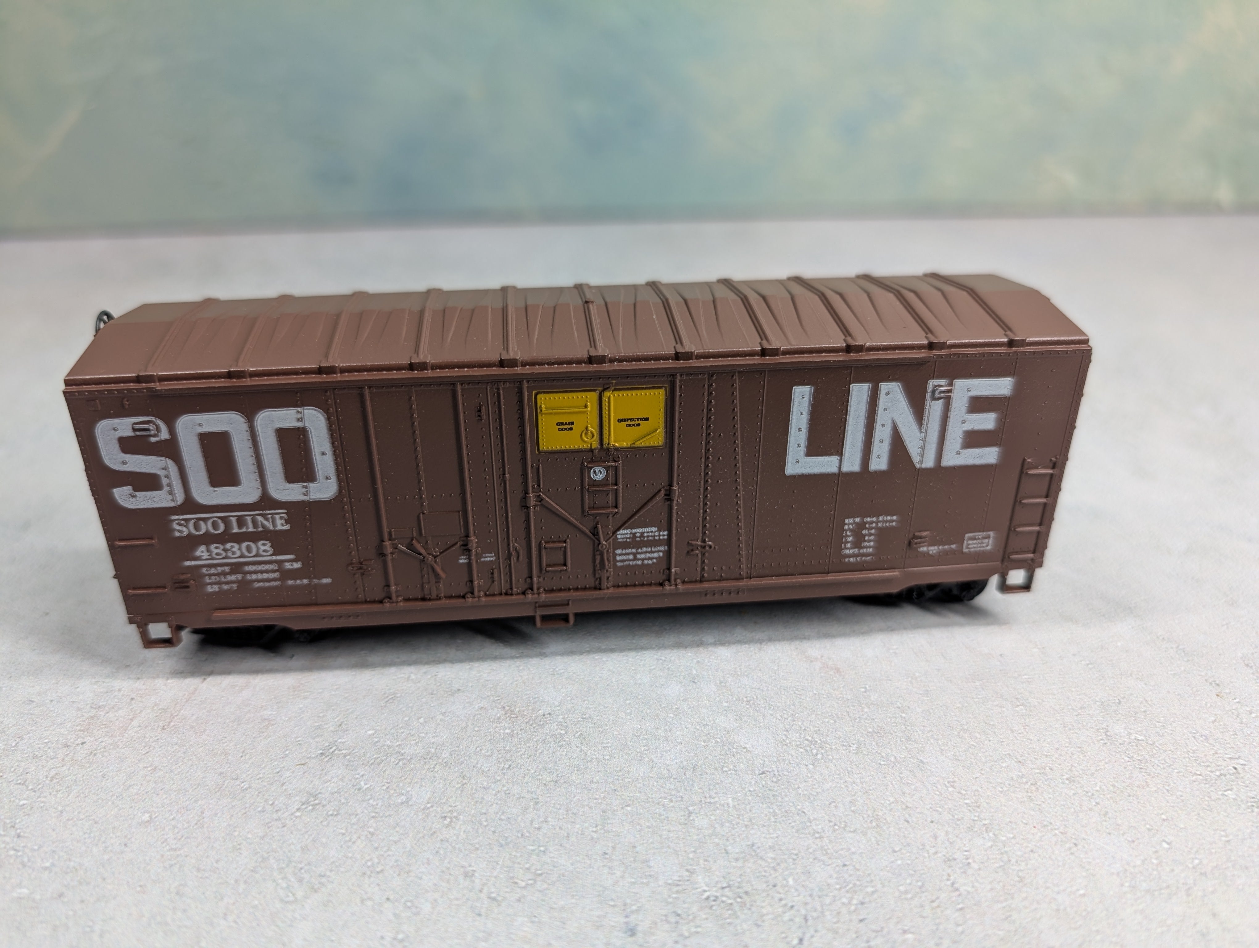 USED Athearn 2095 HO Scale 40' GL Box Car SOO Line #48308