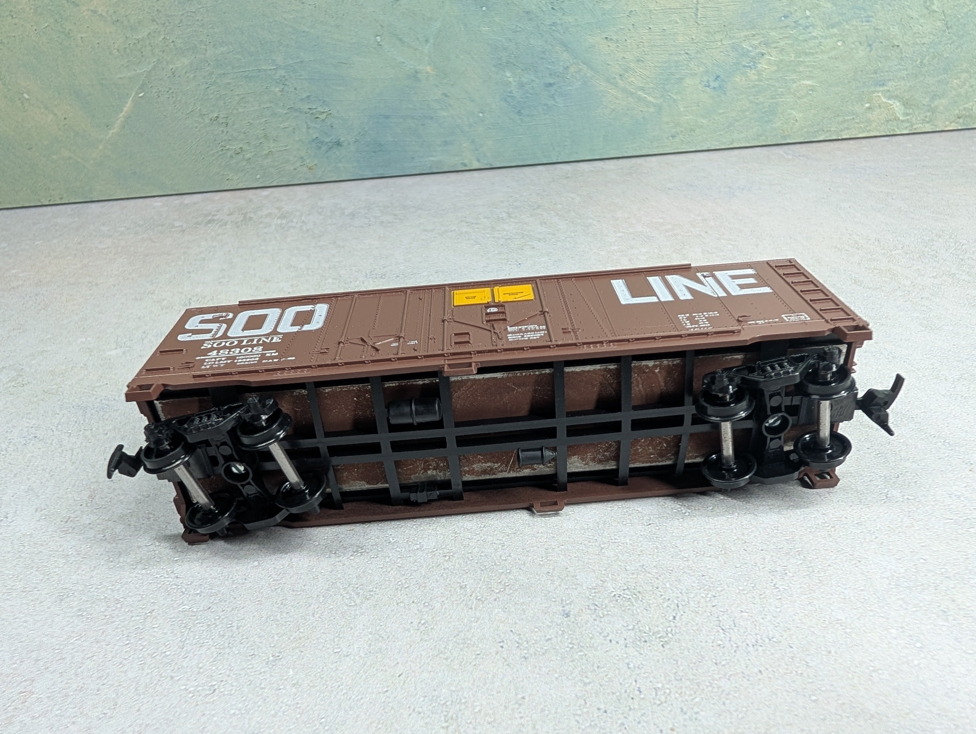 USED Athearn 2095 HO Scale 40' GL Box Car SOO Line #48308