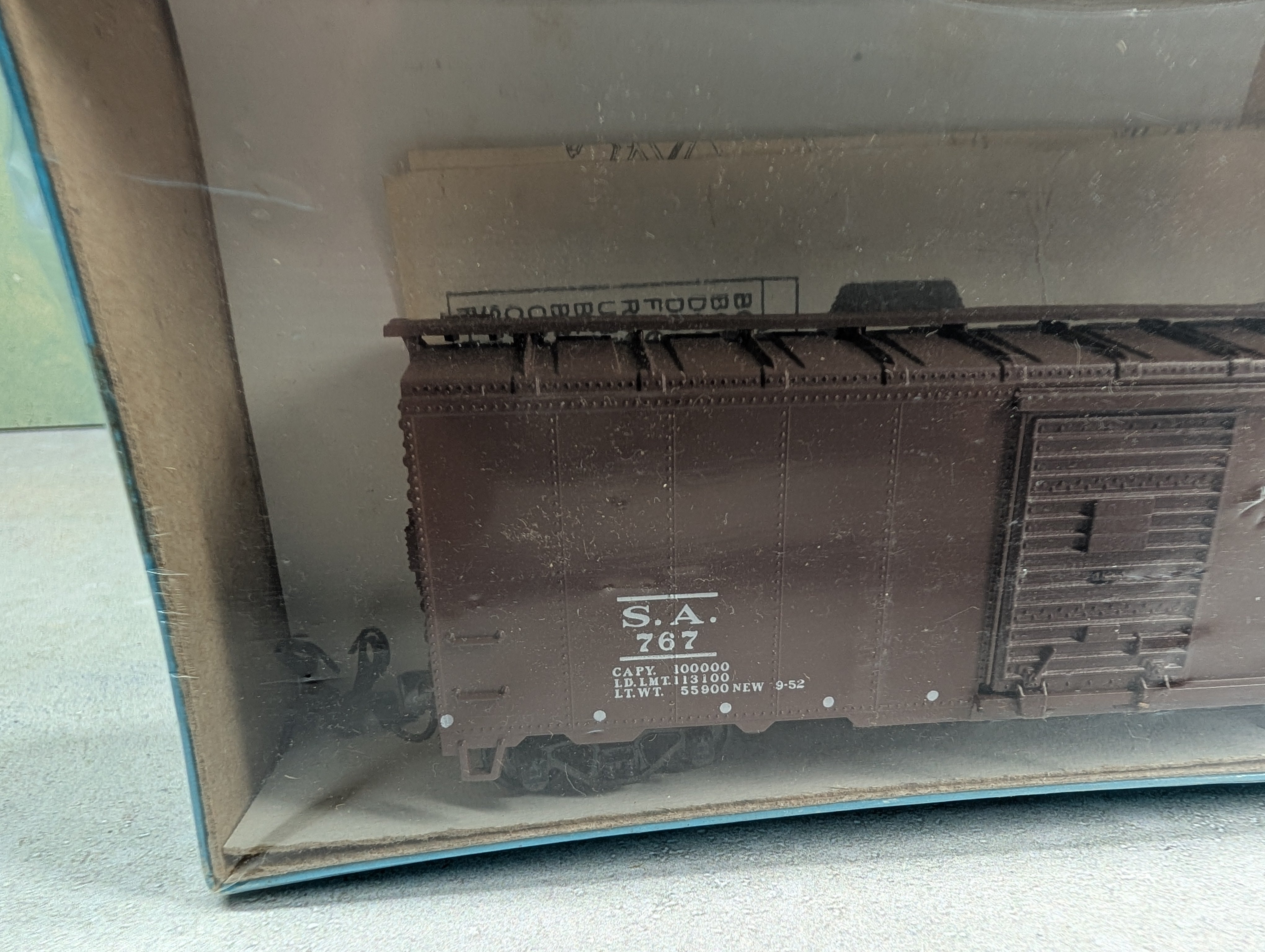 USED Athearn HO Scale 40' Box Car Savannah & Atlanta SA #767 Bev-Bel, Sealed