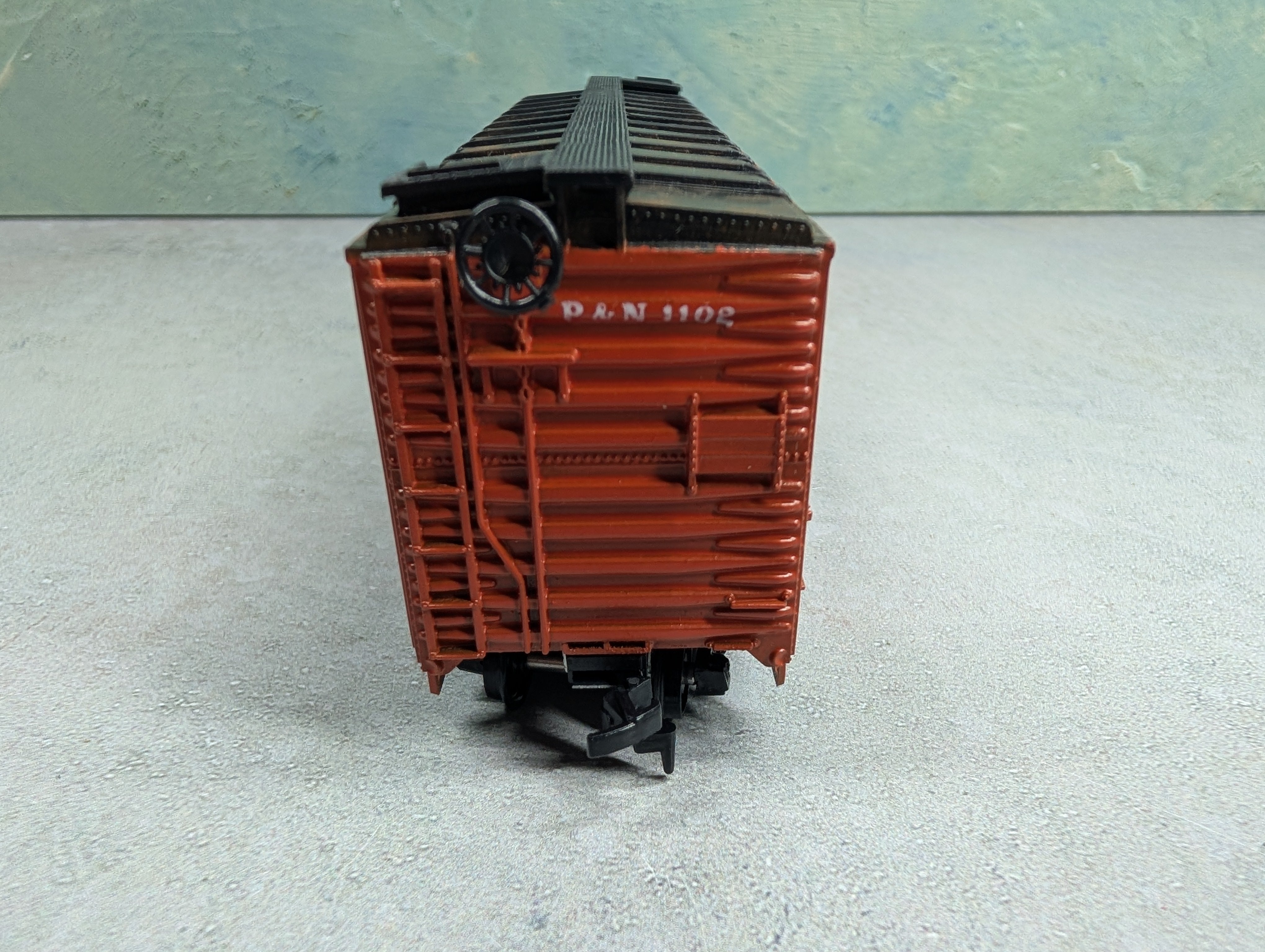 USED Athearn HO Scale 40' Wood Sided Box Car Piedmont & Northern P&N #1102 Rare