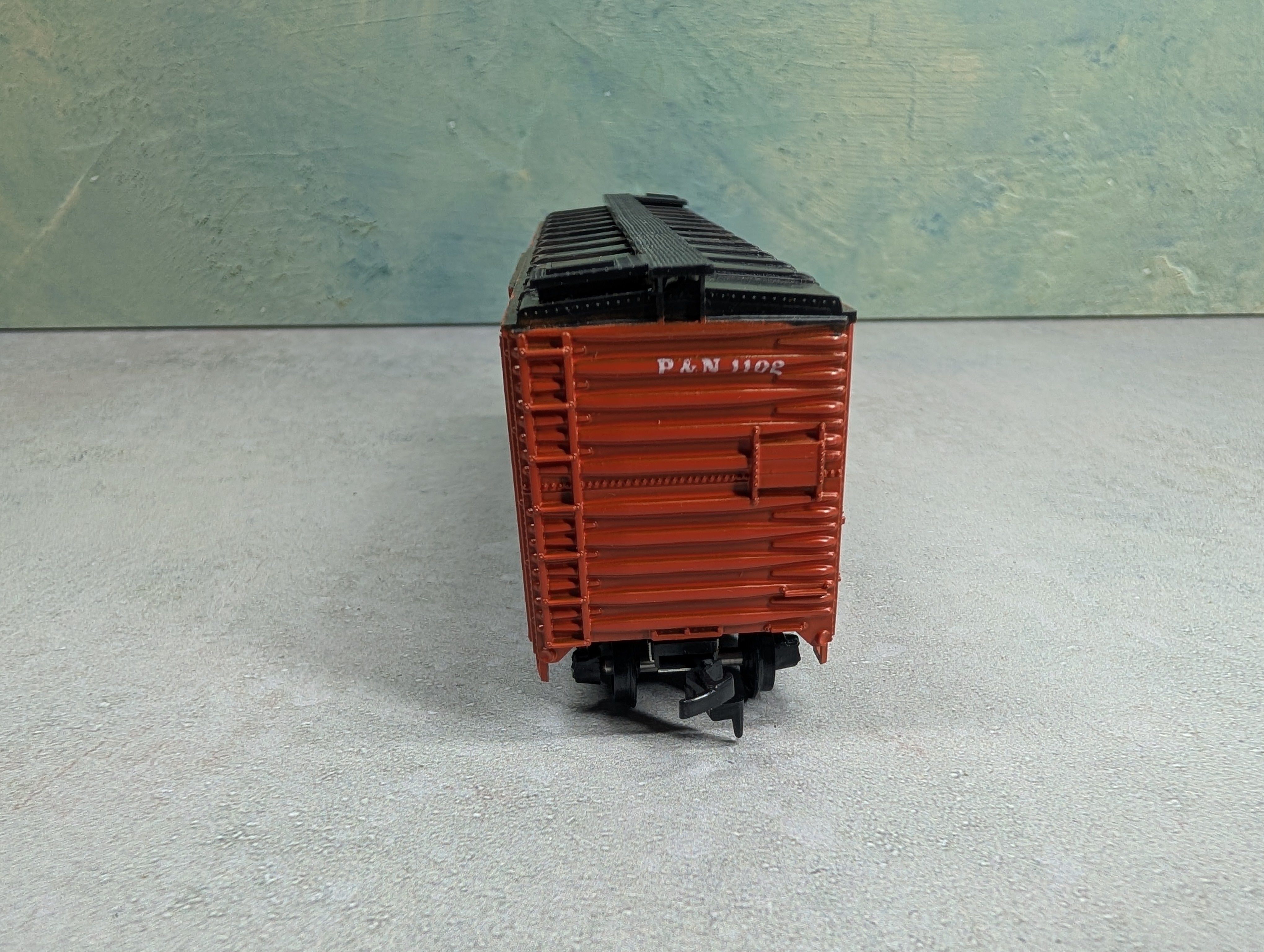 USED Athearn HO Scale 40' Wood Sided Box Car Piedmont & Northern P&N #1102 Rare