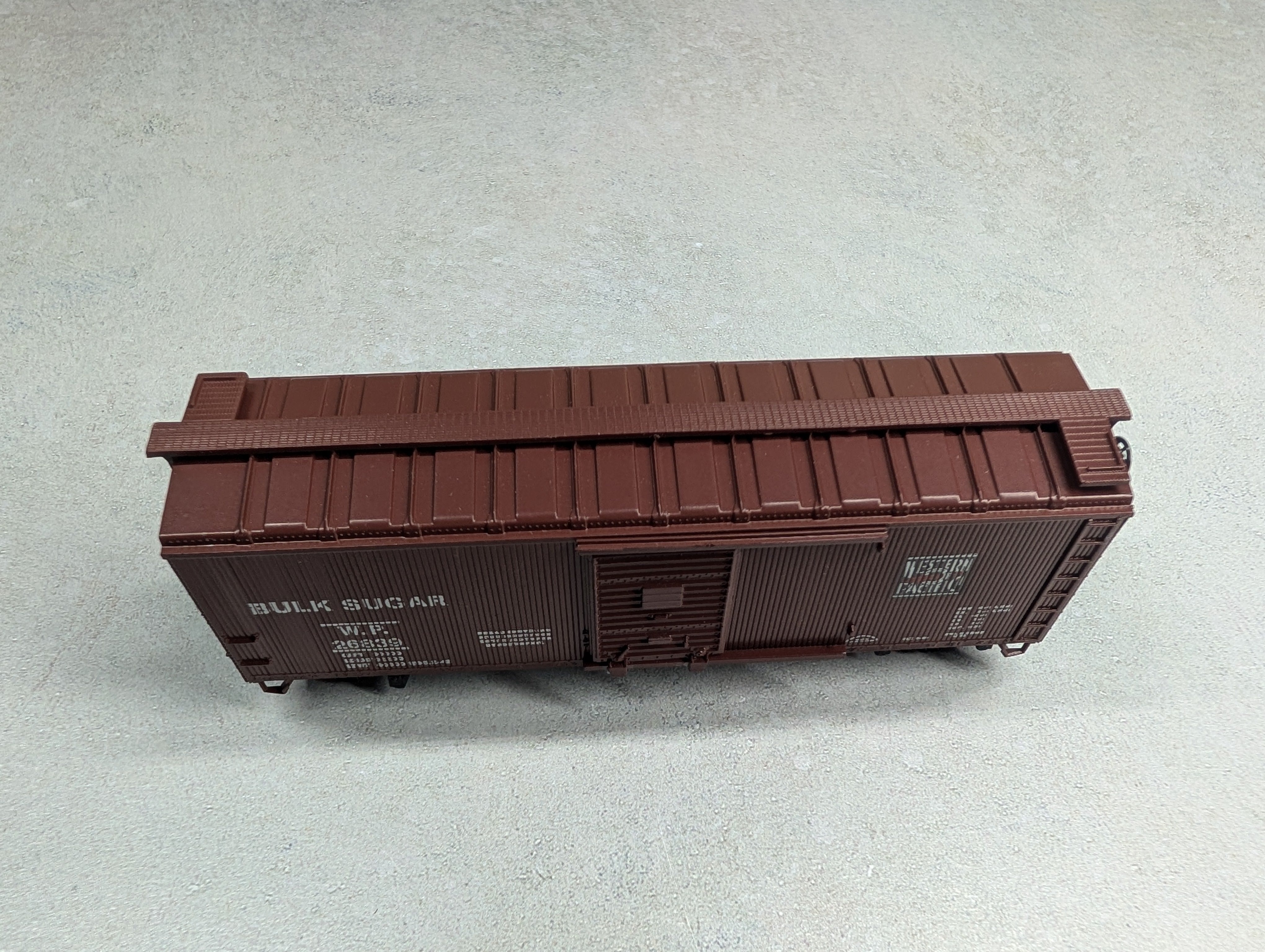 USED Athearn HO Scale 40' Wood Side Box Car Western Pacific WP #26839