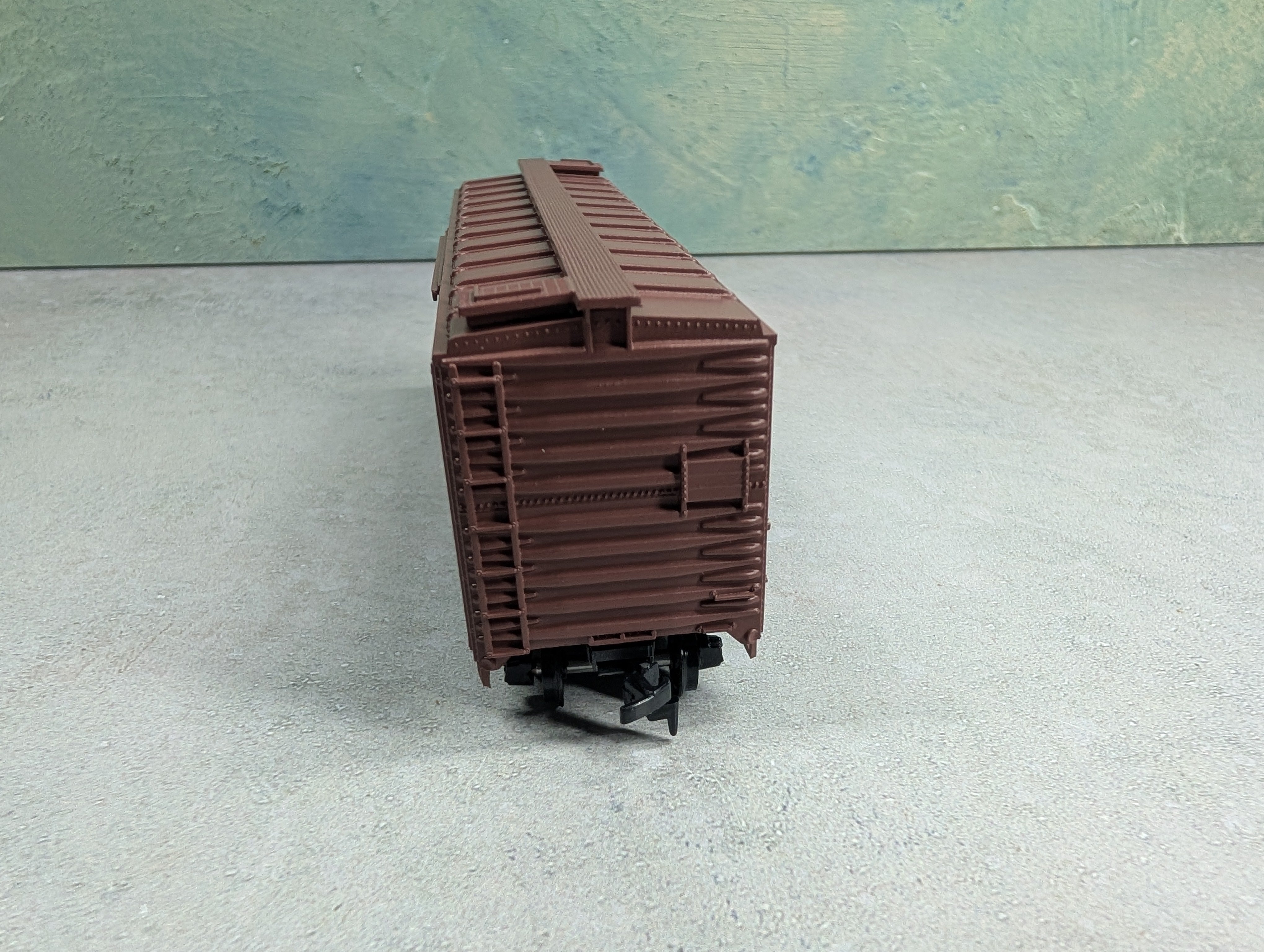 USED Athearn HO Scale 40' Wood Side Box Car Santa Fe ATSF #122998