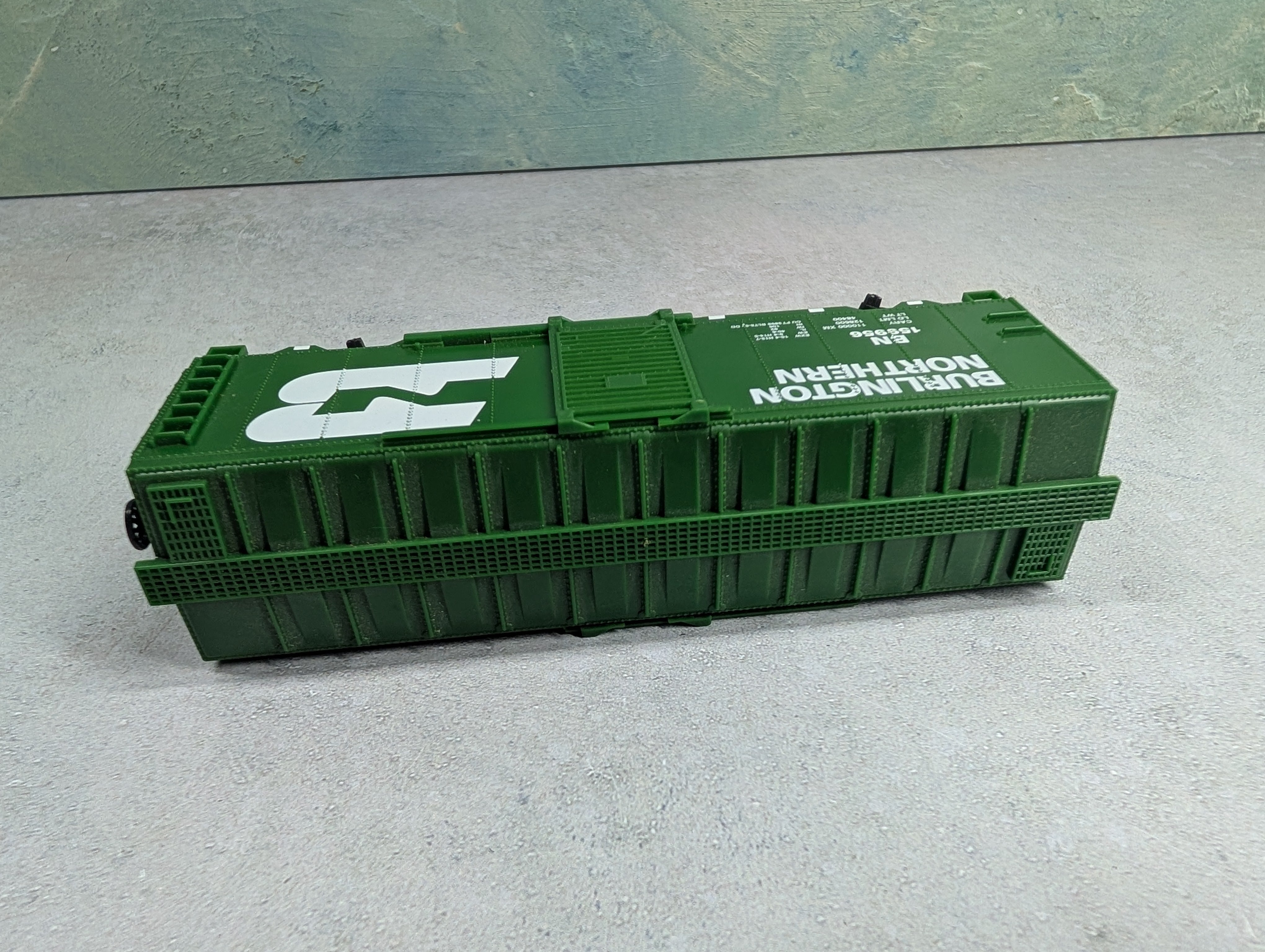 USED Life-Like HO Scale 40' Flat Car Burlington Northern BN #159956