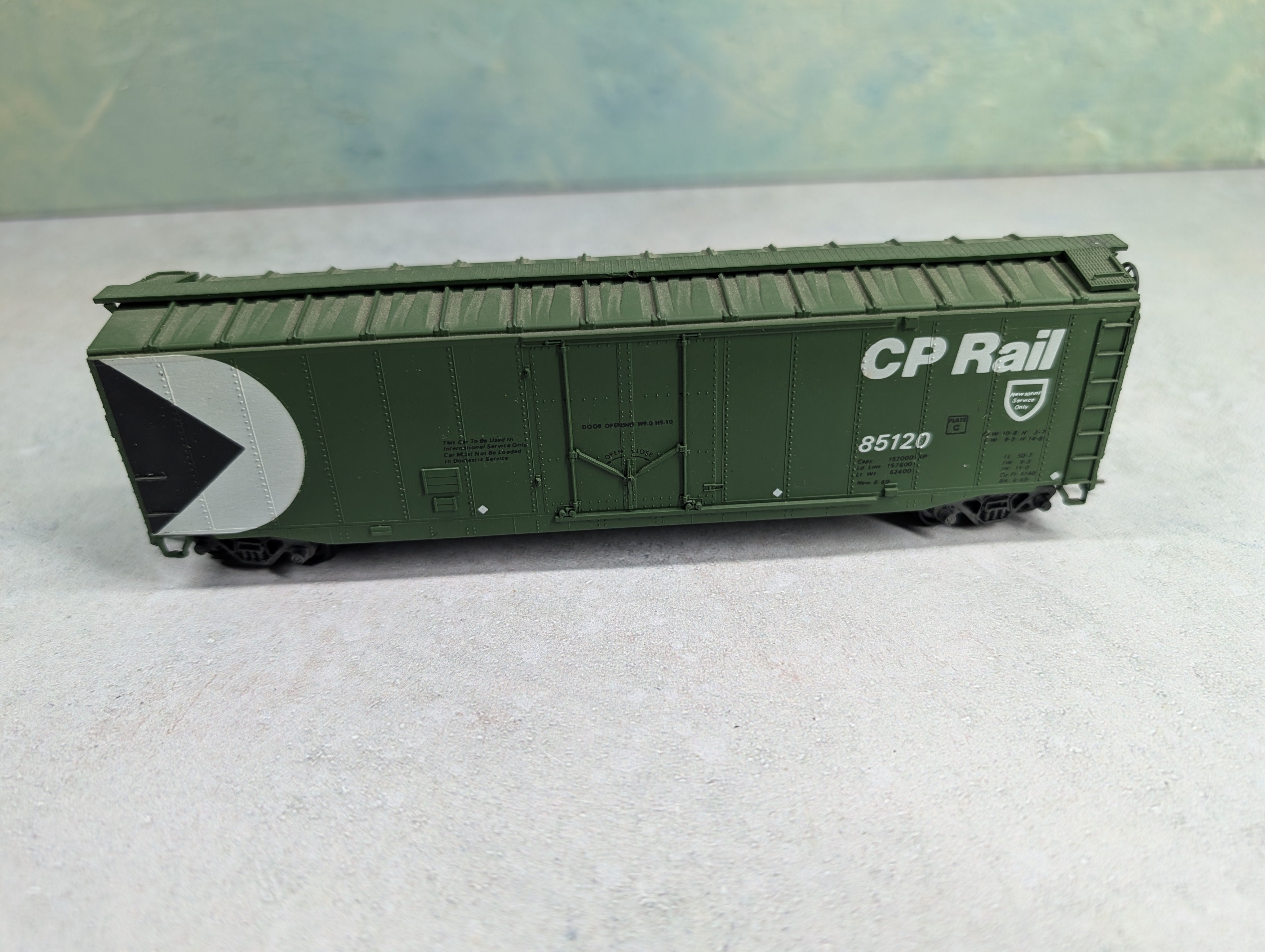 USED Athearn HO Scale 50' PD Box Car Canadian Pacific CP #85120 Custom Paint & Decal