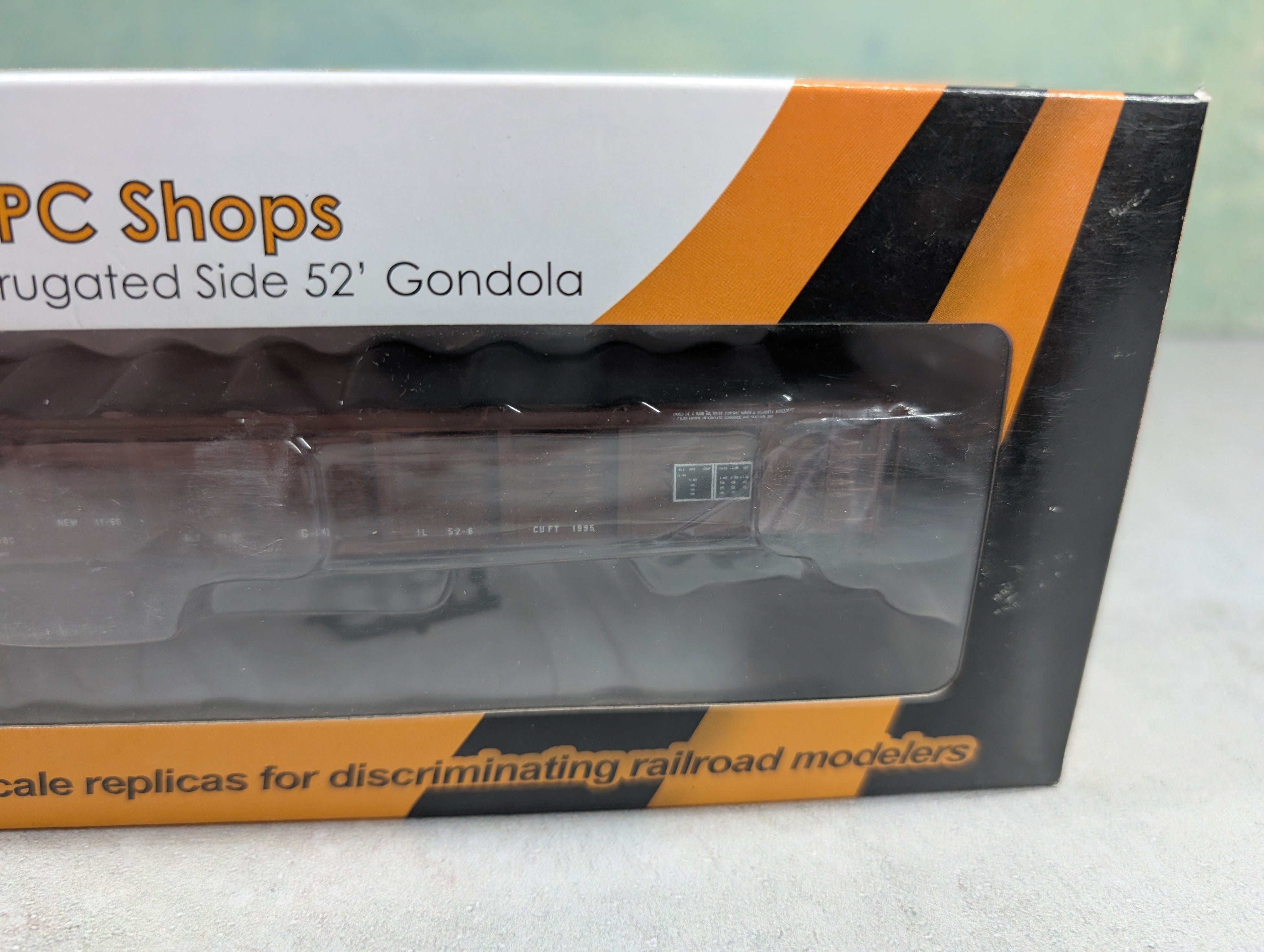 Tangent 17019-01 HO Scale PRR and PC Shops Class G43 52' Gondola Conrail PRR #387744