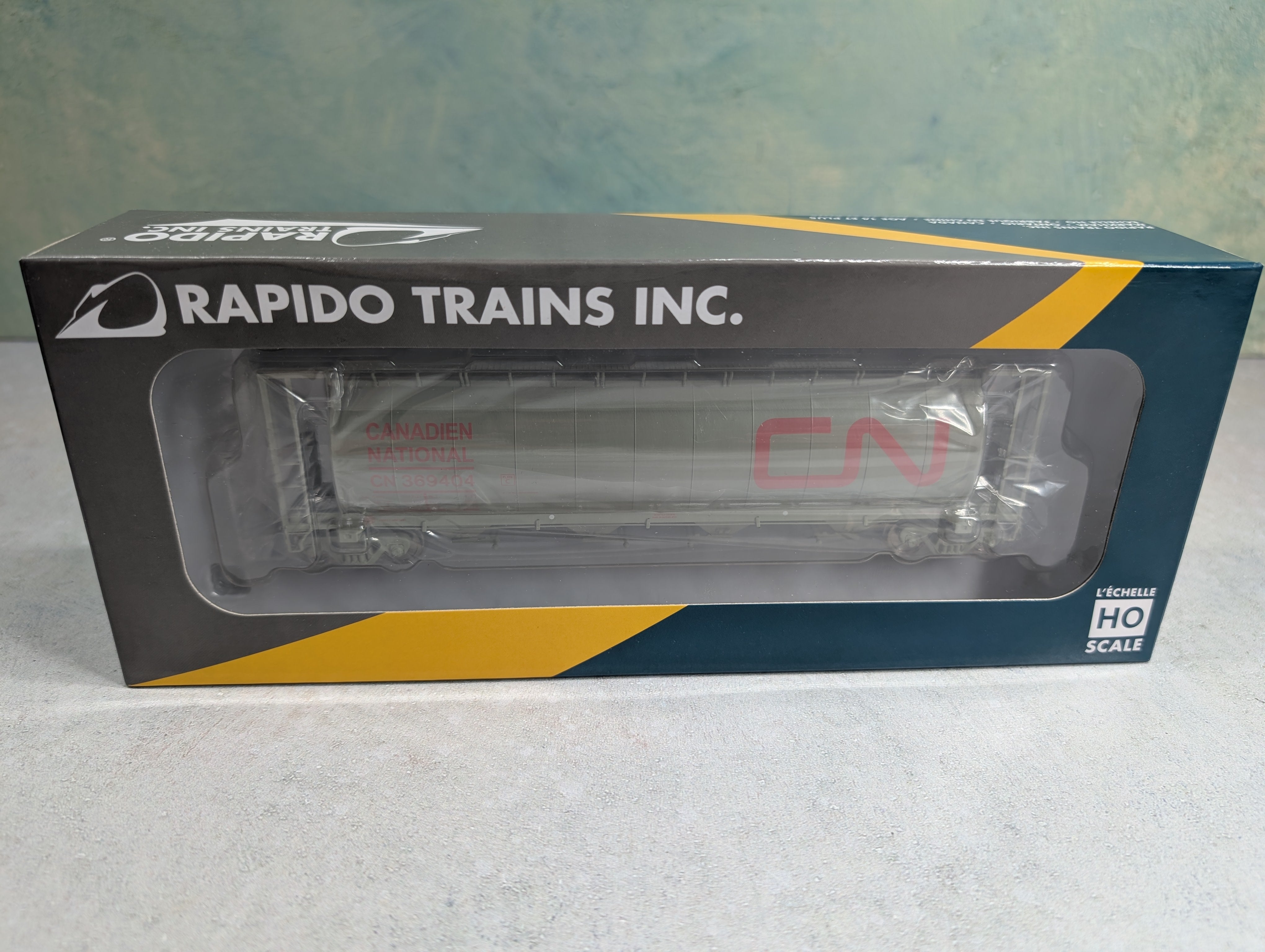 Rapido 127023A HO Scale 3800 CU FT Hopper Canadian National CN #369404 Wet Noodle (Delivery)