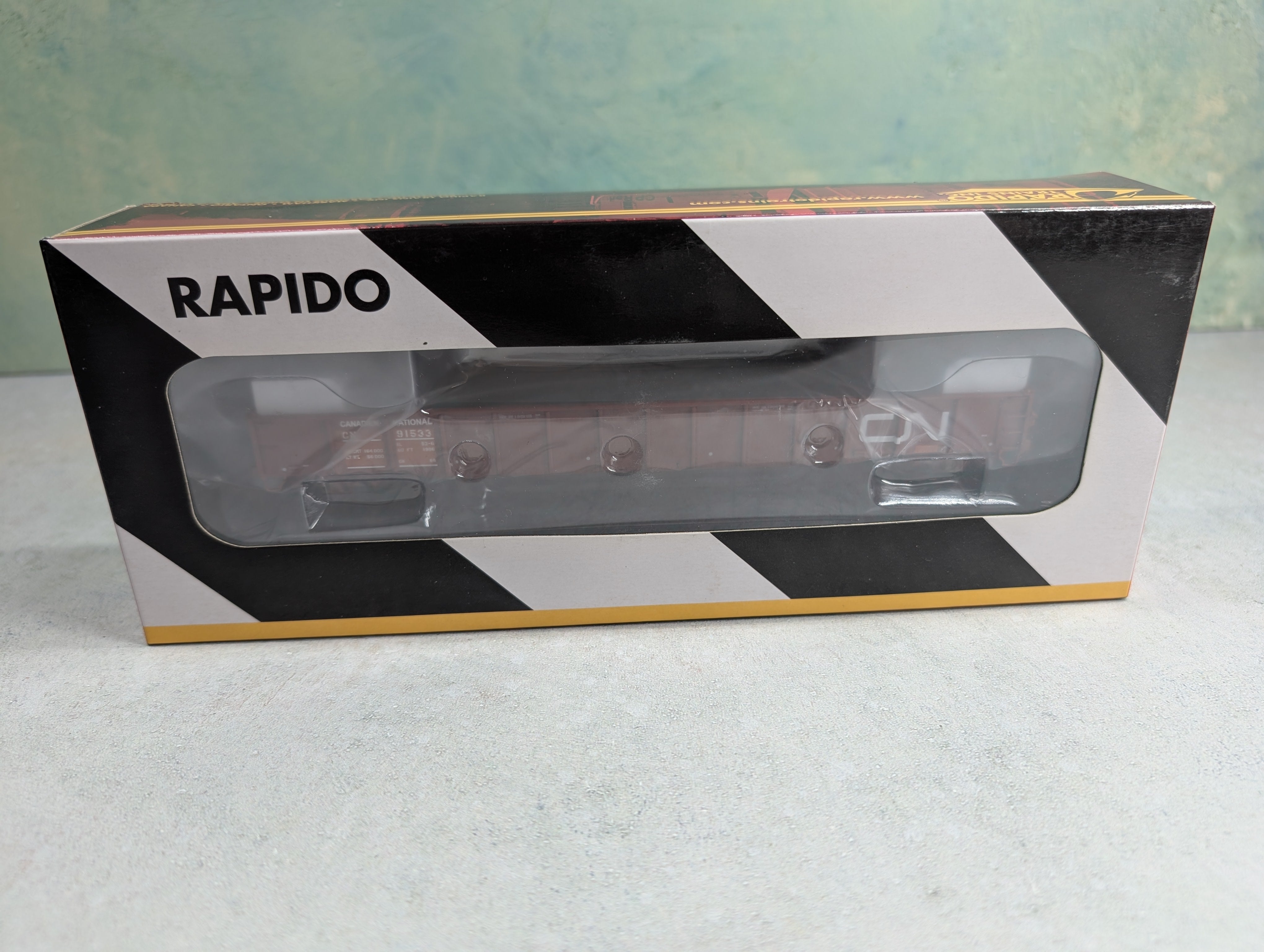 Rapido 50036 HO Scale 52' 6" Mill Gondola Canadian National CN #91533 MOW